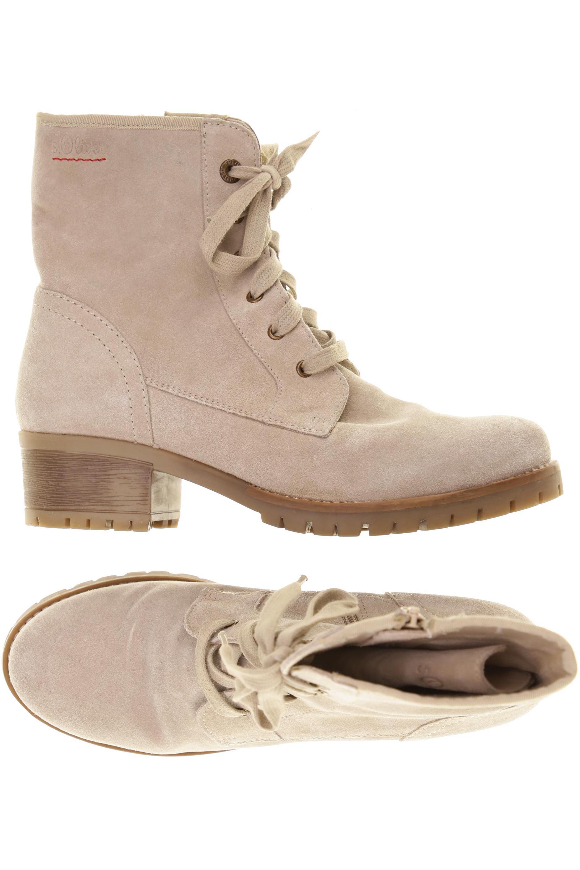 

s.Oliver Damen Stiefelette, beige, Gr. 41