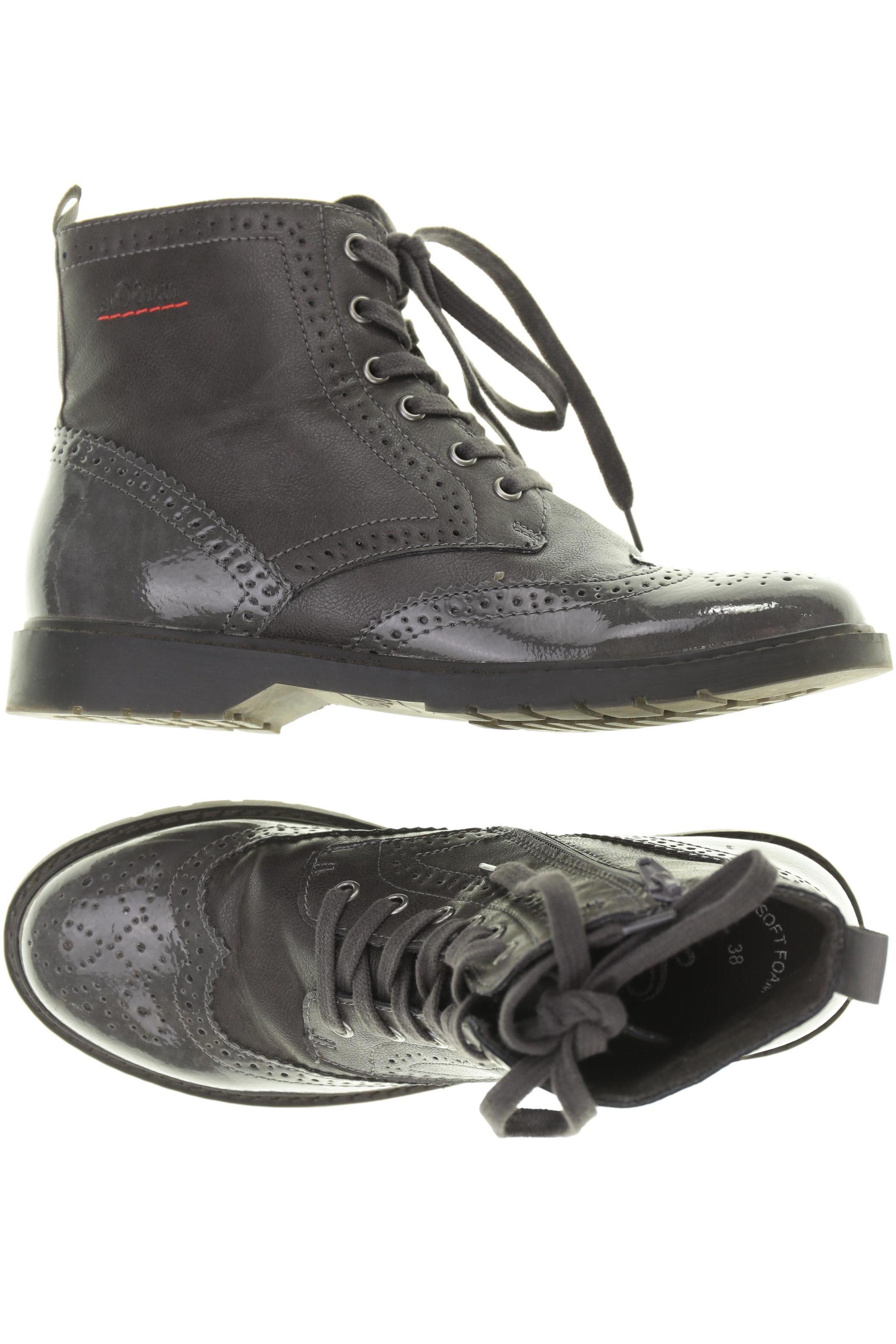 

s.Oliver Damen Stiefelette, grau, Gr. 38