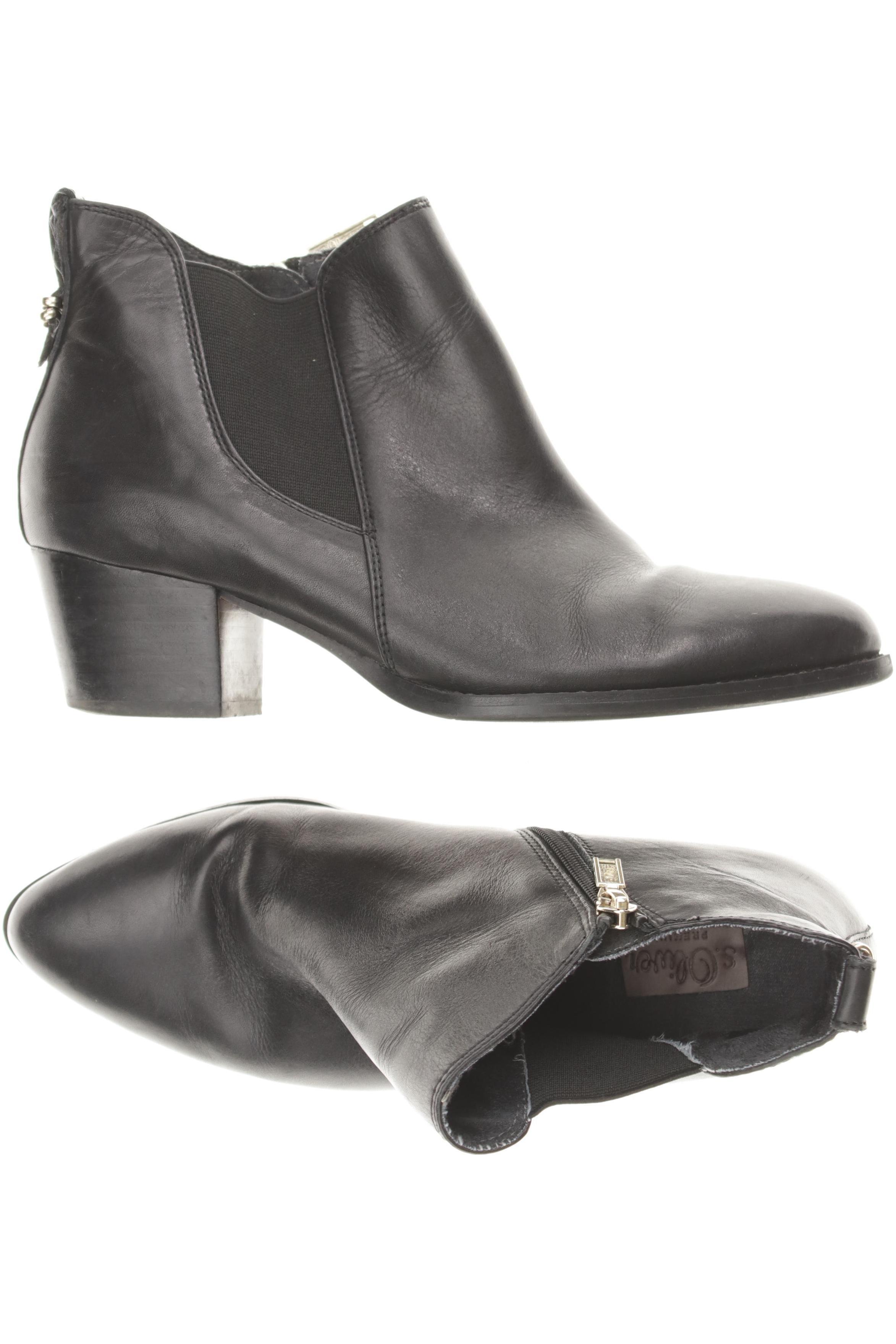 

s.Oliver Damen Stiefelette, schwarz, Gr. 39