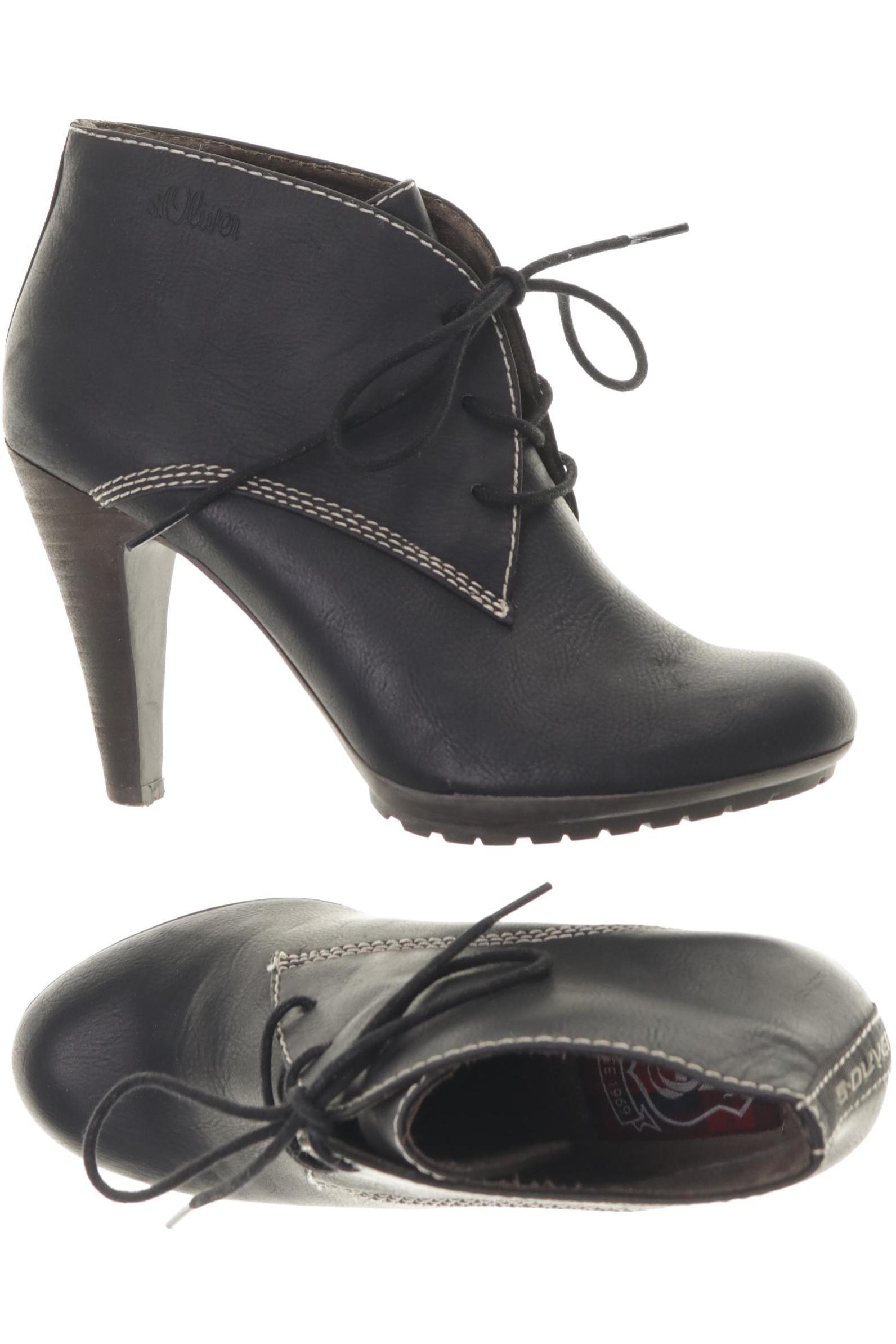

s.Oliver Damen Stiefelette, schwarz, Gr. 38