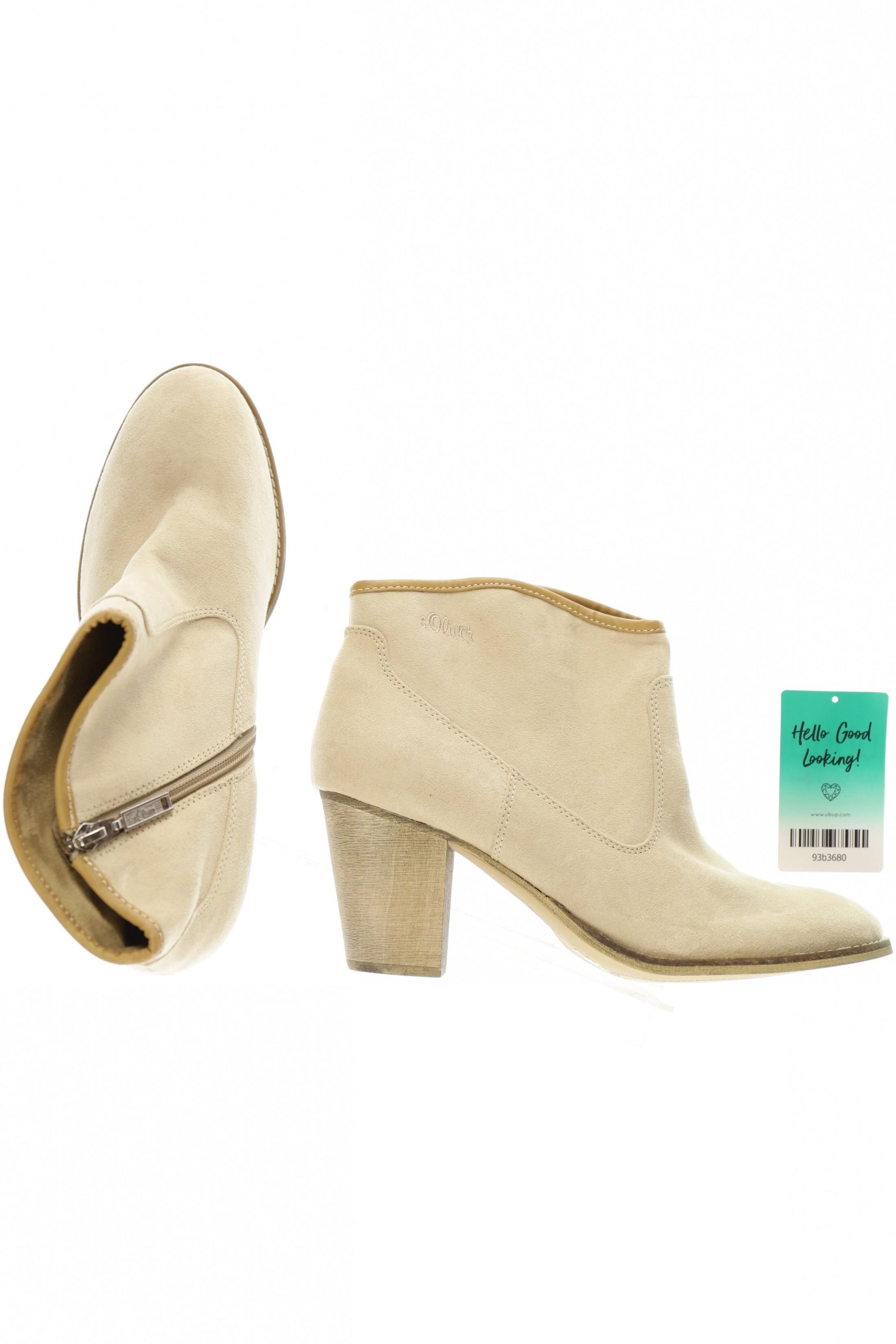 

s.Oliver Damen Stiefelette, beige, Gr. 41