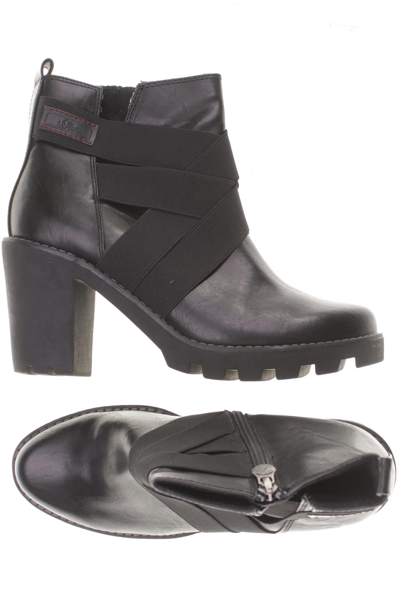 

s.Oliver Damen Stiefelette, schwarz, Gr. 41