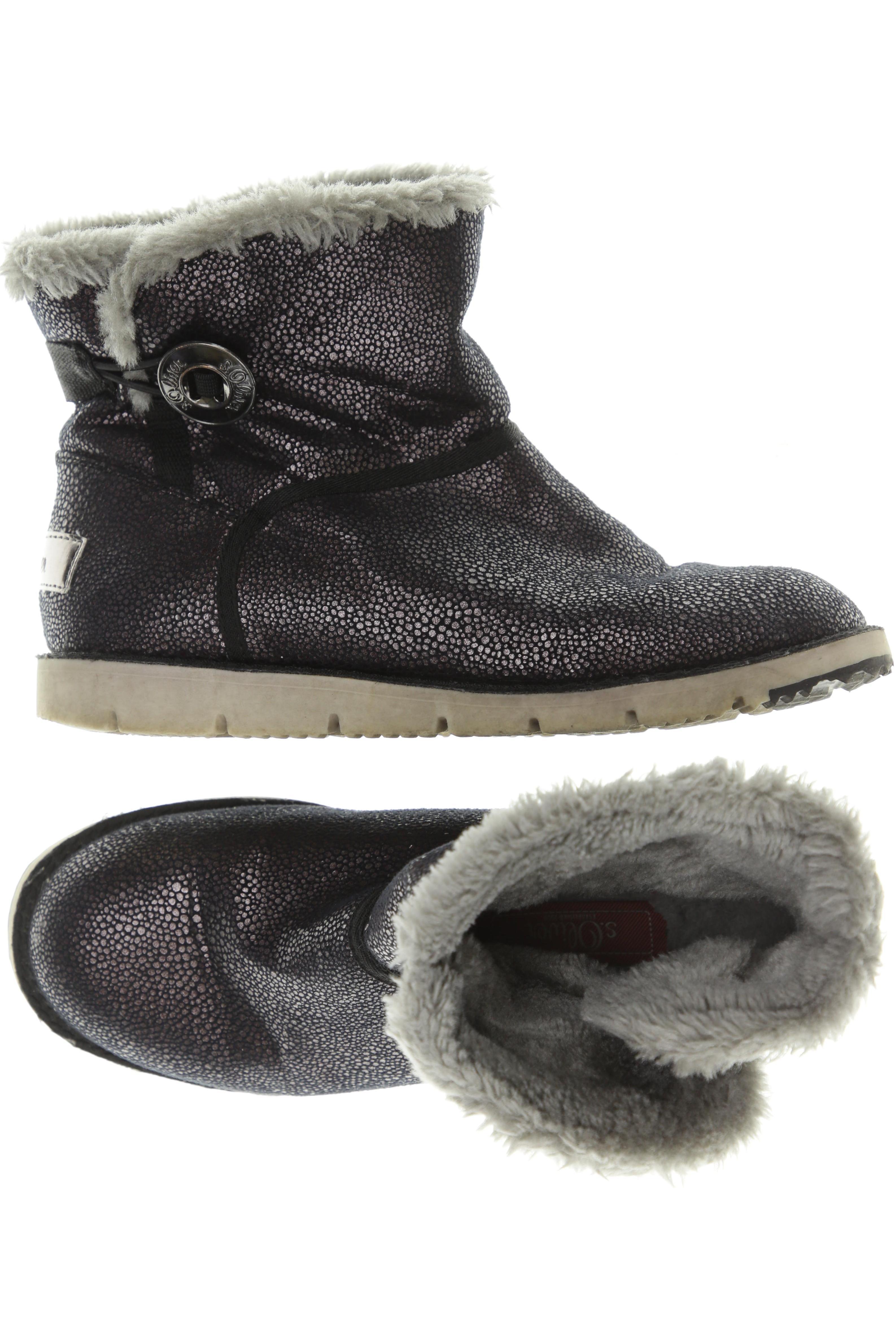 

s.Oliver Damen Stiefelette, schwarz, Gr. 38