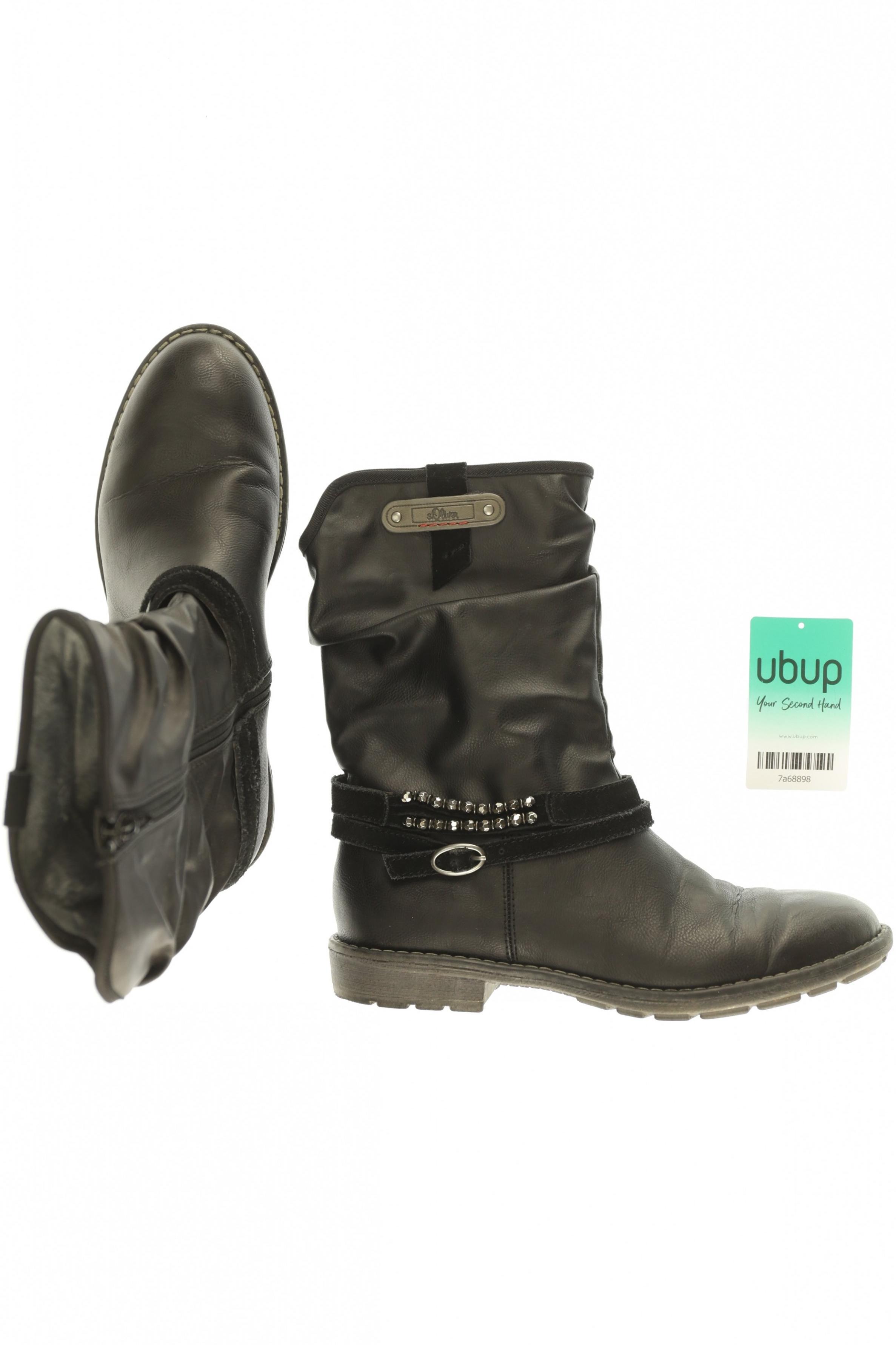 

s.Oliver Damen Stiefelette, schwarz, Gr. 38