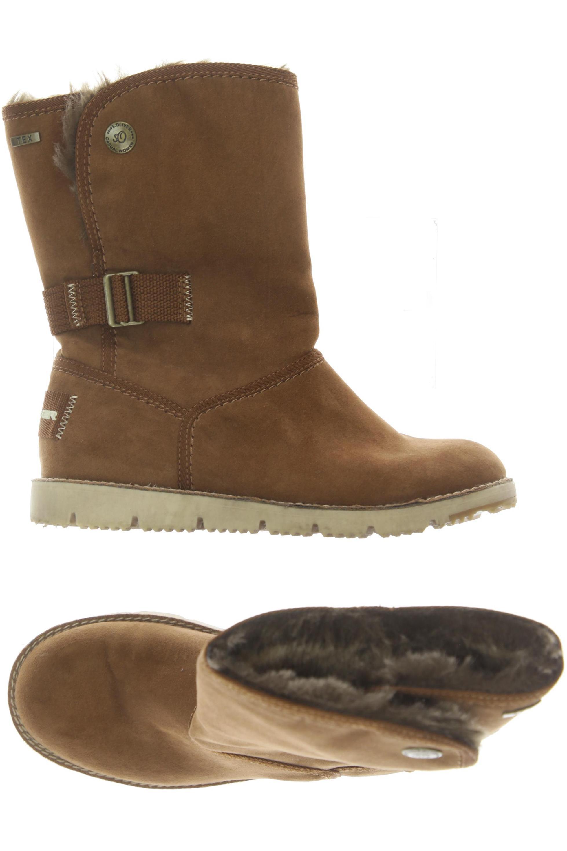 

s.Oliver Damen Stiefel, braun, Gr. 38