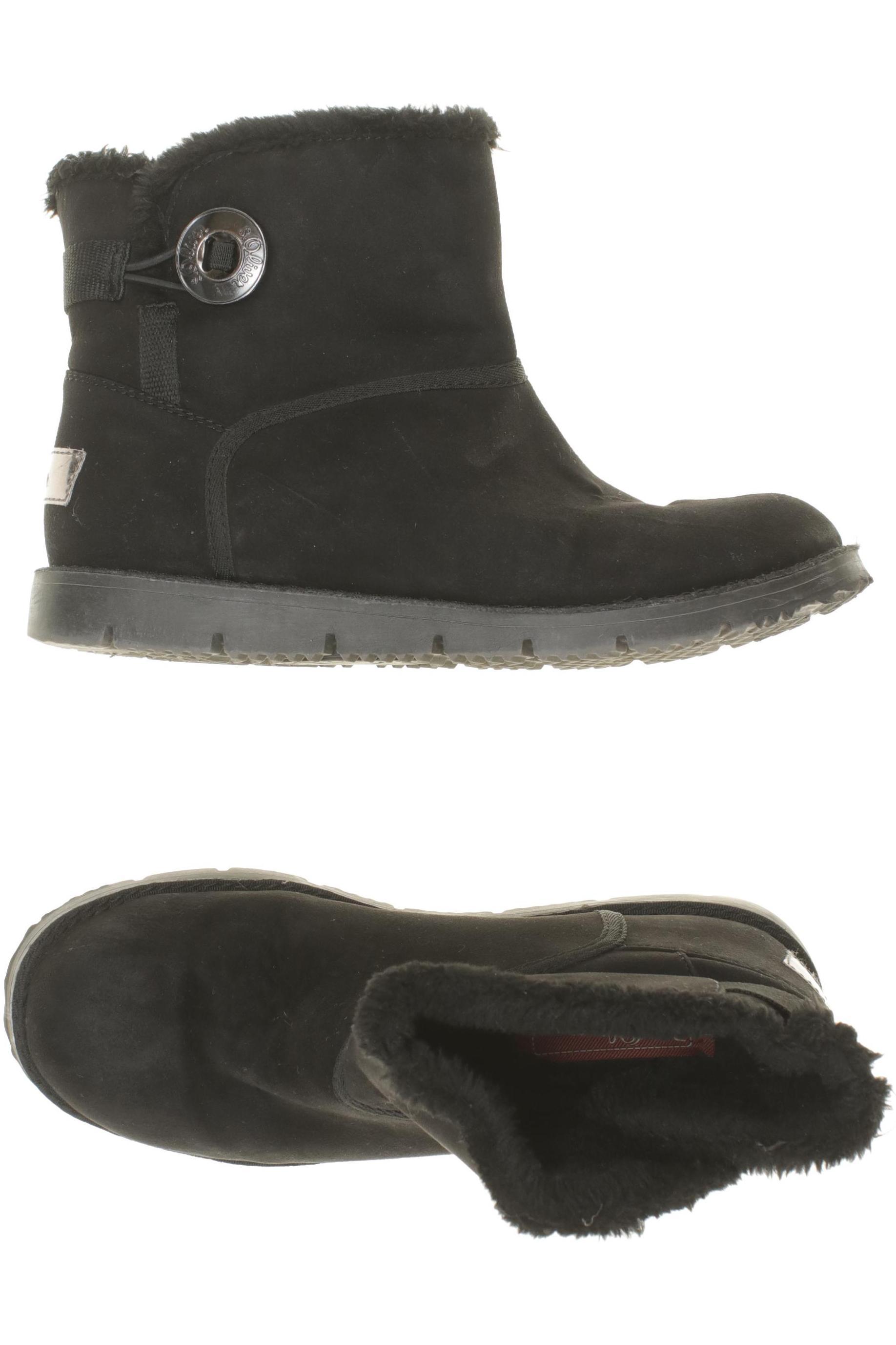 

s.Oliver Damen Stiefelette, schwarz, Gr. 38