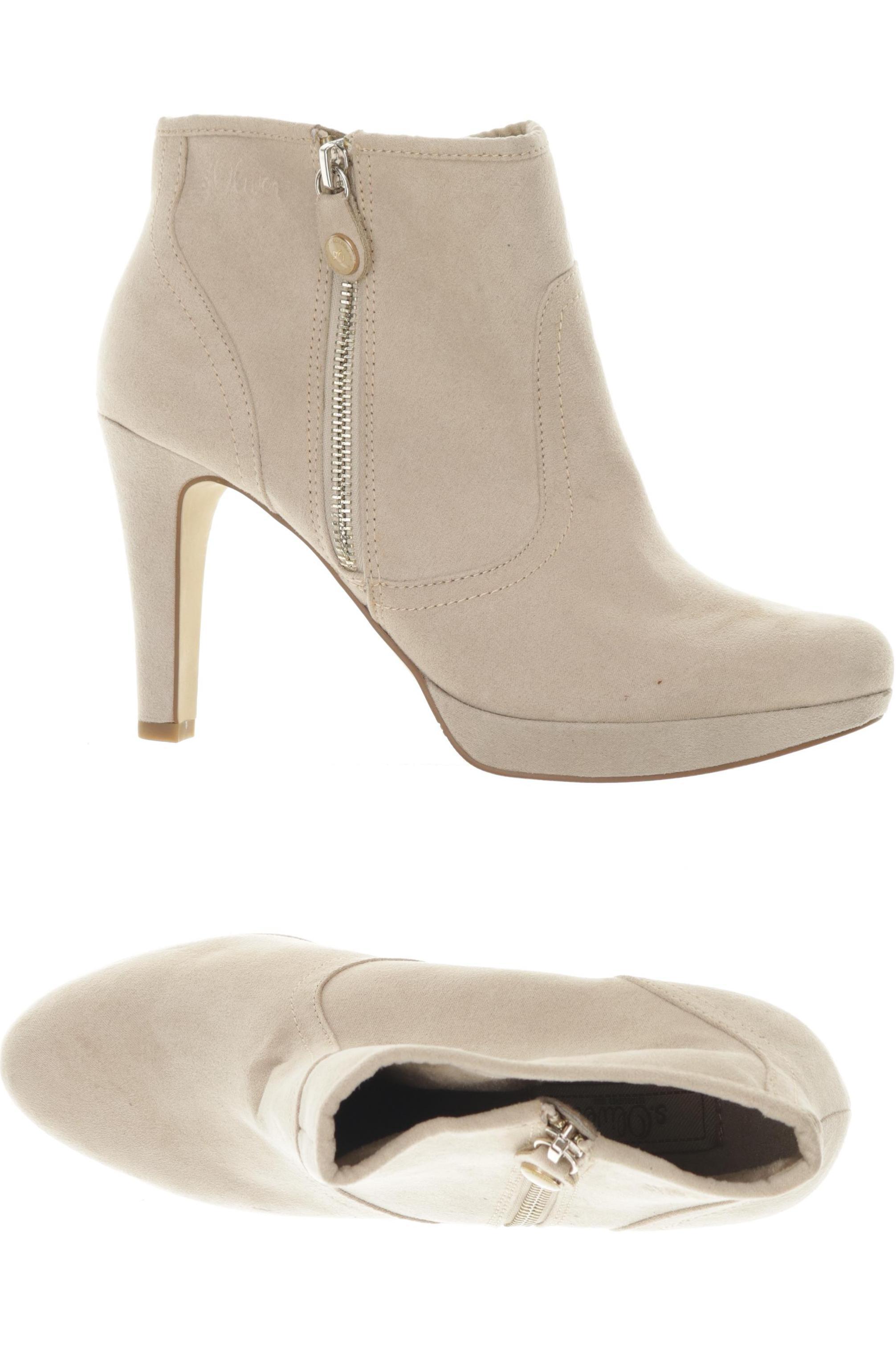 

s.Oliver Damen Stiefelette, beige, Gr. 40