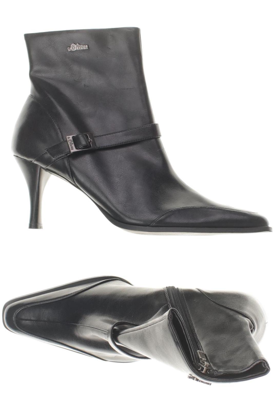 

s.Oliver Damen Stiefelette, schwarz, Gr. 38