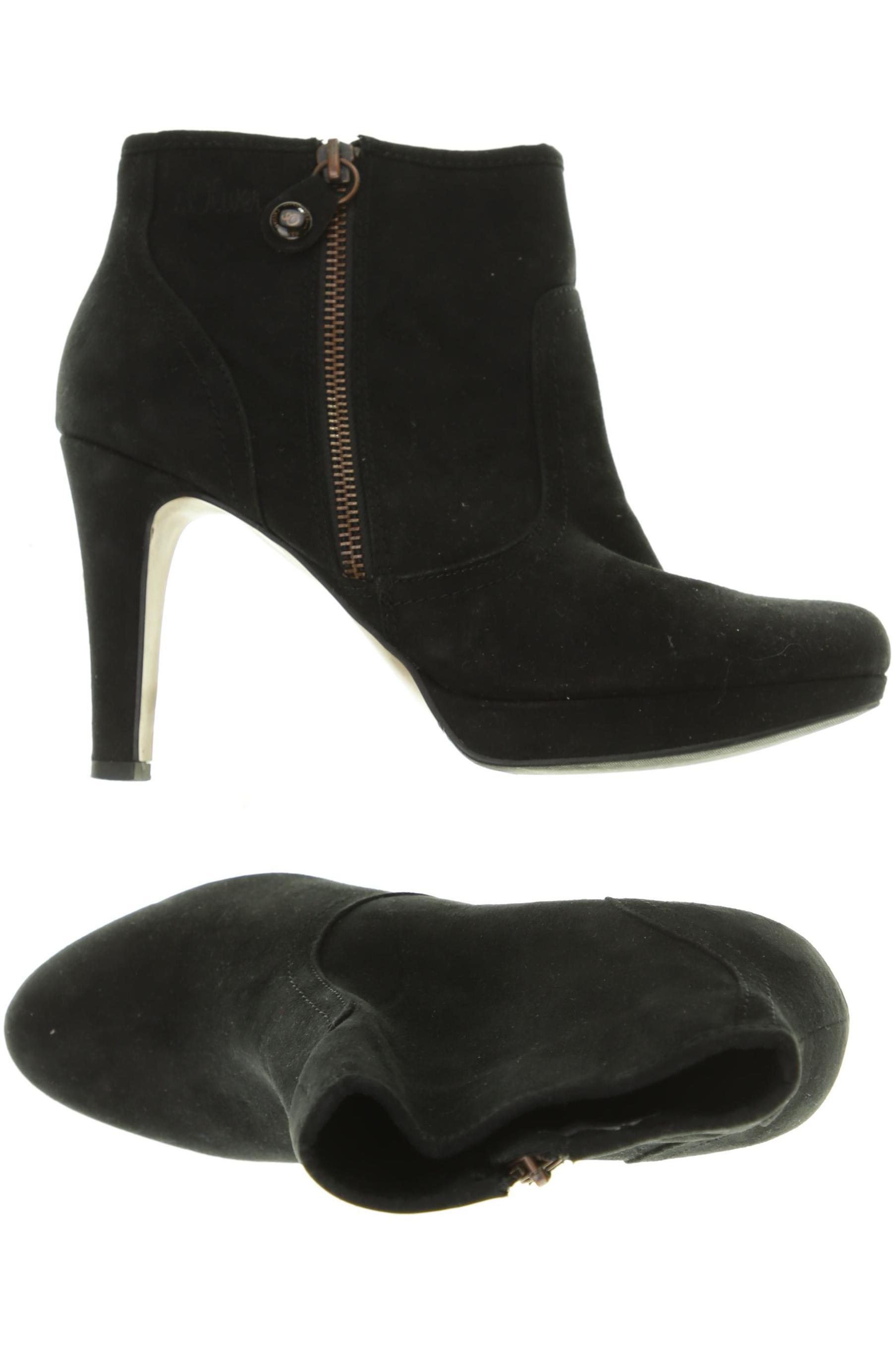 

s.Oliver Damen Stiefelette, schwarz, Gr. 40