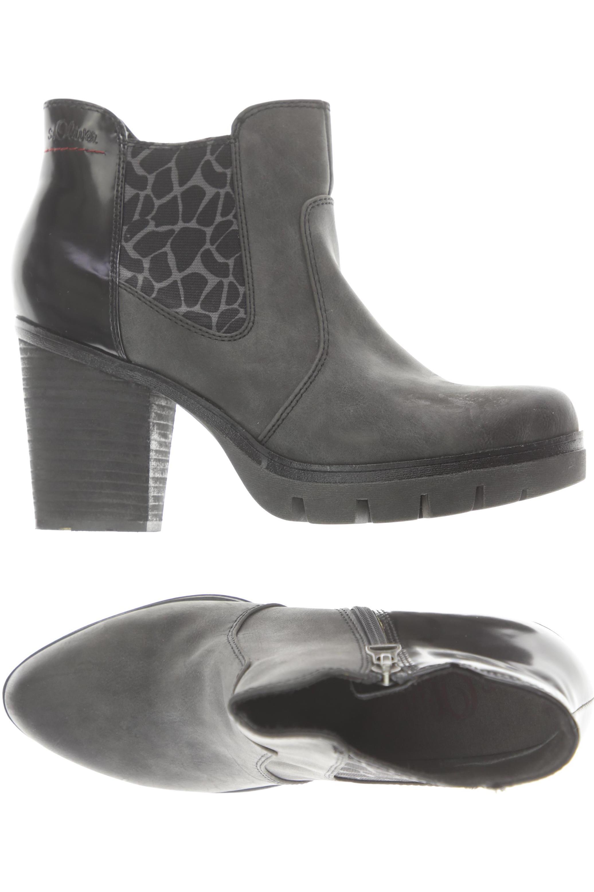 

s.Oliver Damen Stiefelette, schwarz, Gr. 40