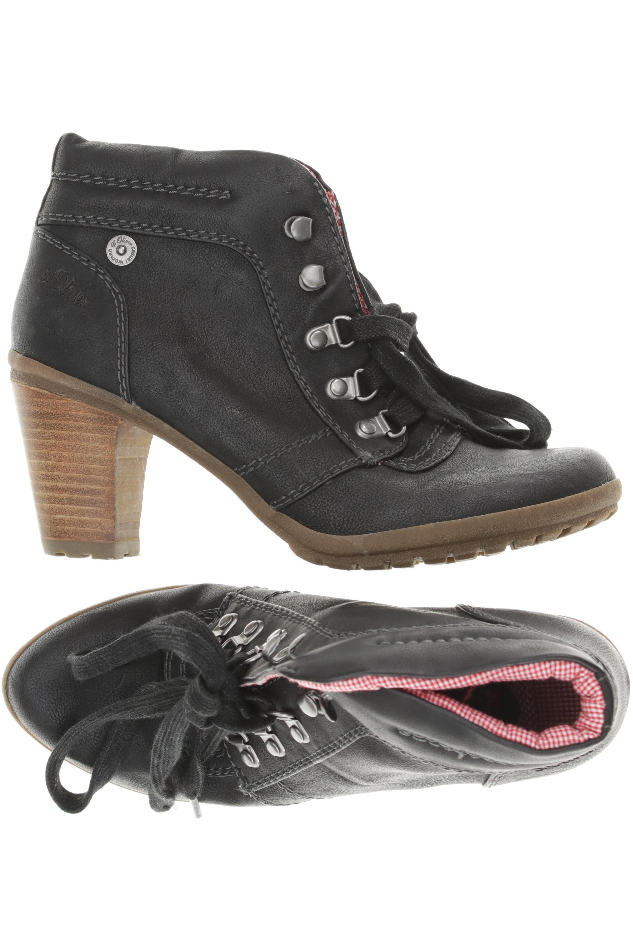 

s.Oliver Damen Stiefelette, schwarz, Gr. 38