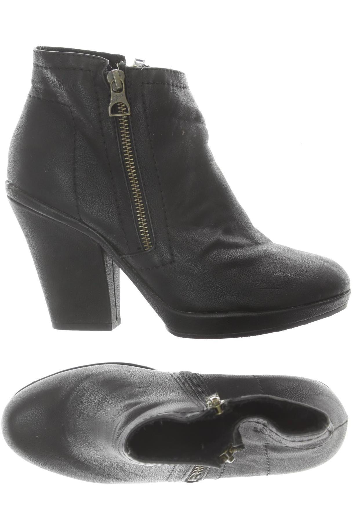 

s.Oliver Damen Stiefelette, schwarz, Gr. 38