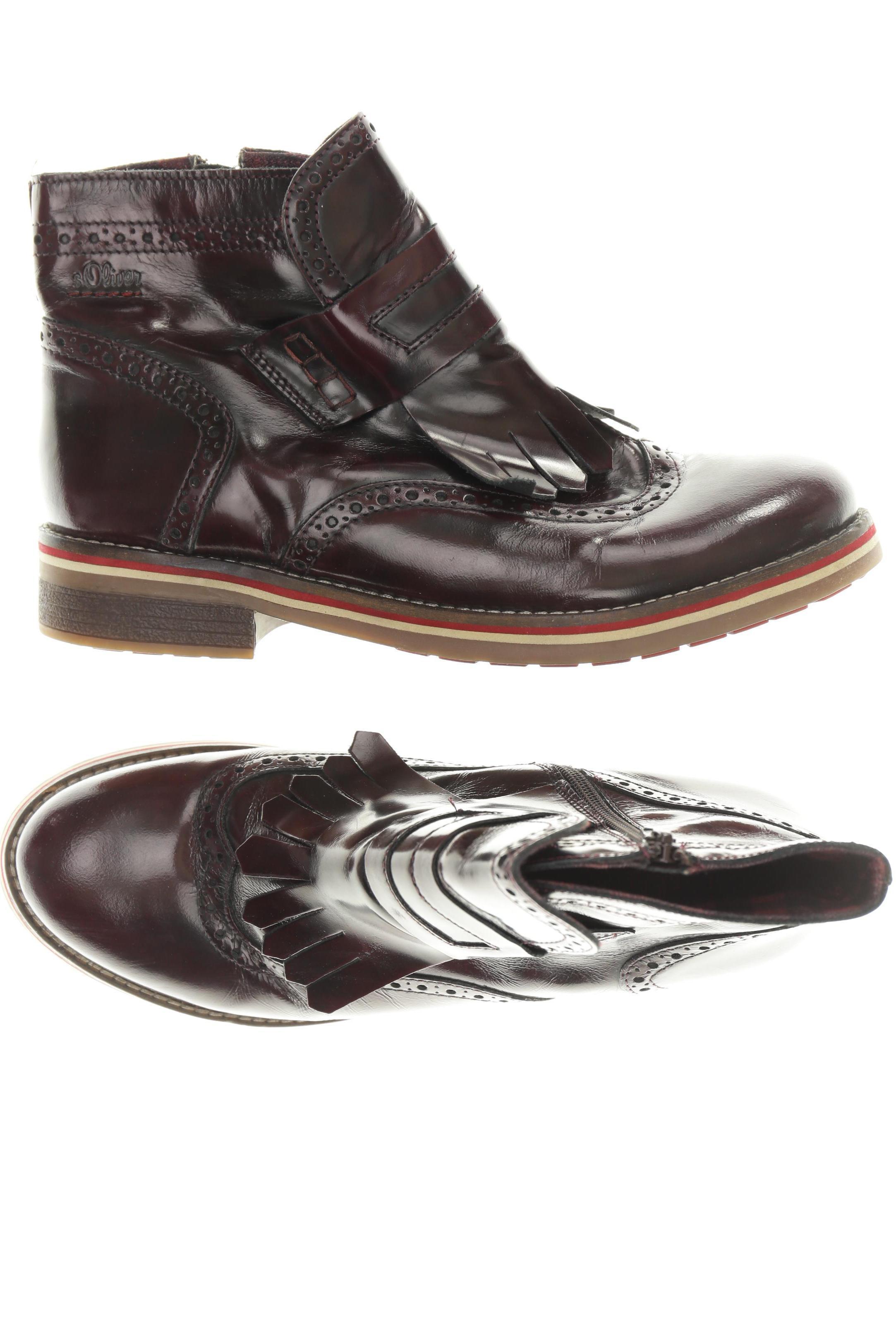 

s.Oliver Damen Stiefelette, rot, Gr. 40