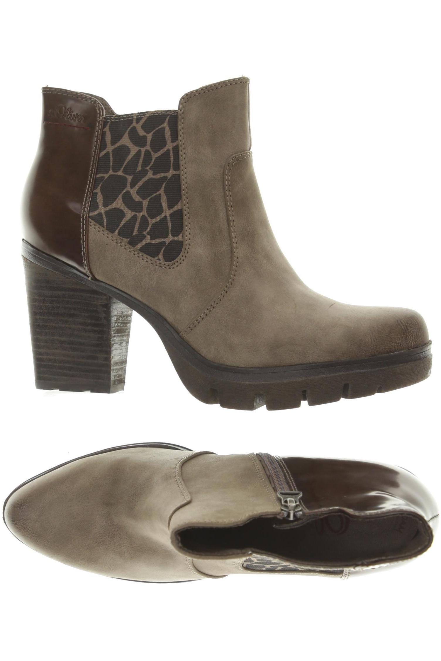 

s.Oliver Damen Stiefelette, beige, Gr. 41