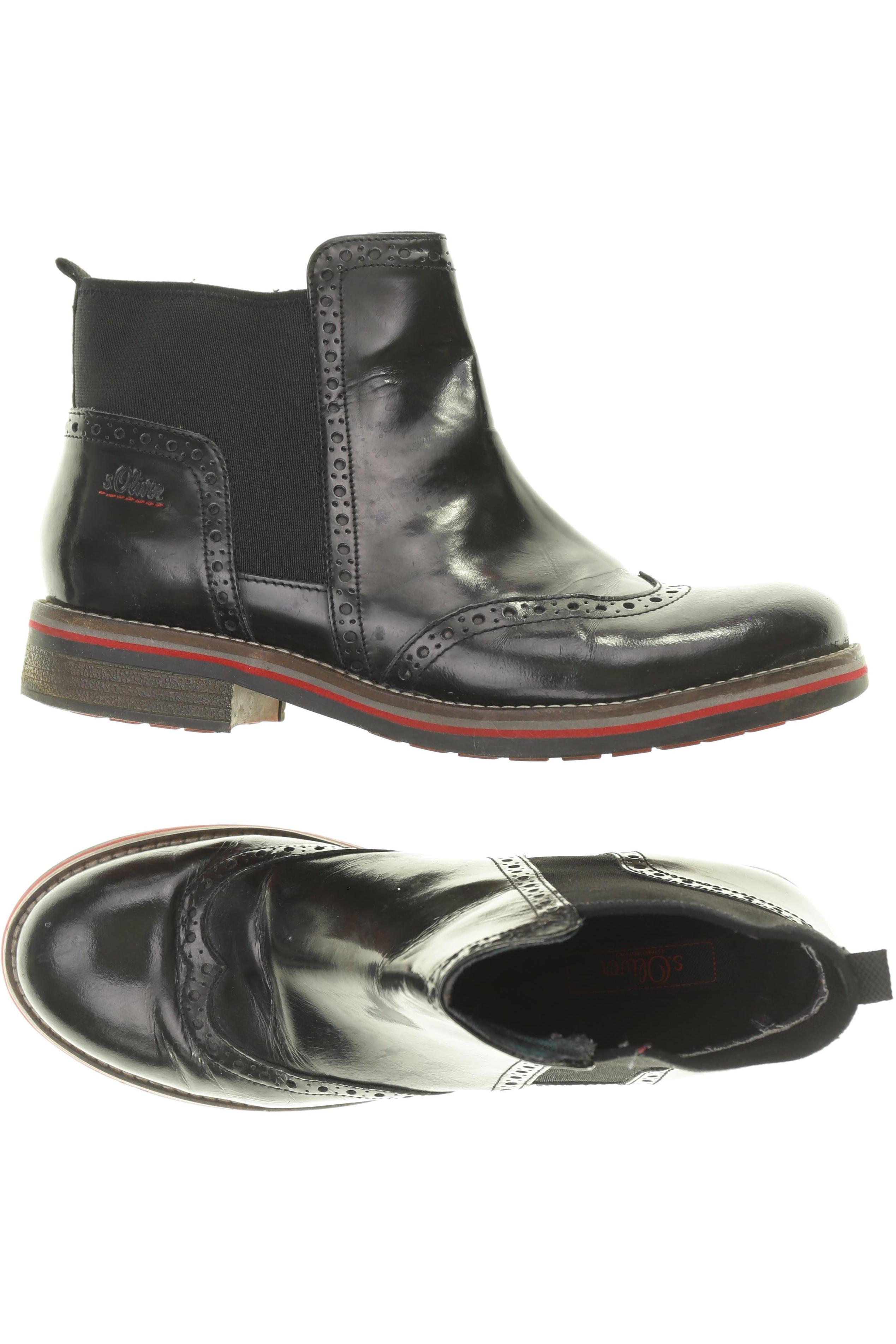 

s.Oliver Damen Stiefelette, schwarz, Gr. 40