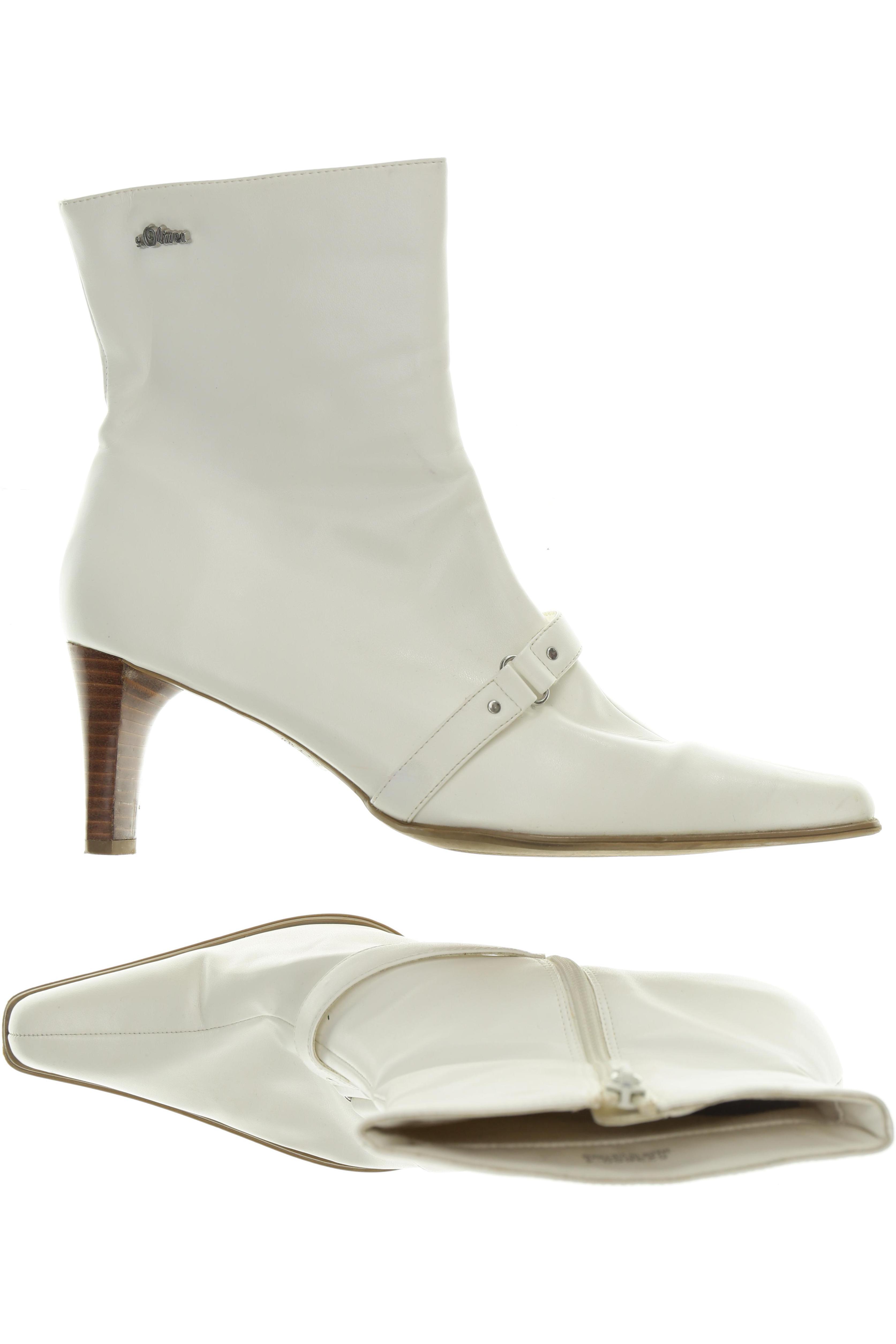 

s.Oliver Damen Stiefelette, weiß, Gr. 40
