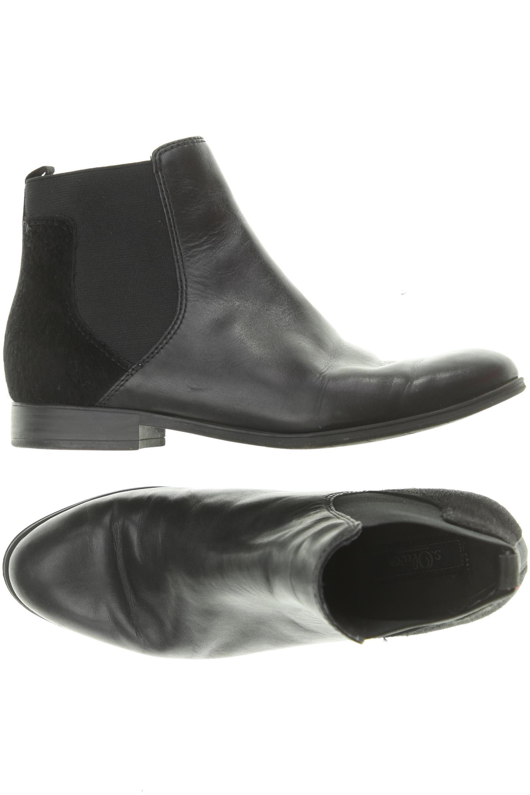 

s.Oliver Damen Stiefelette, schwarz, Gr. 39