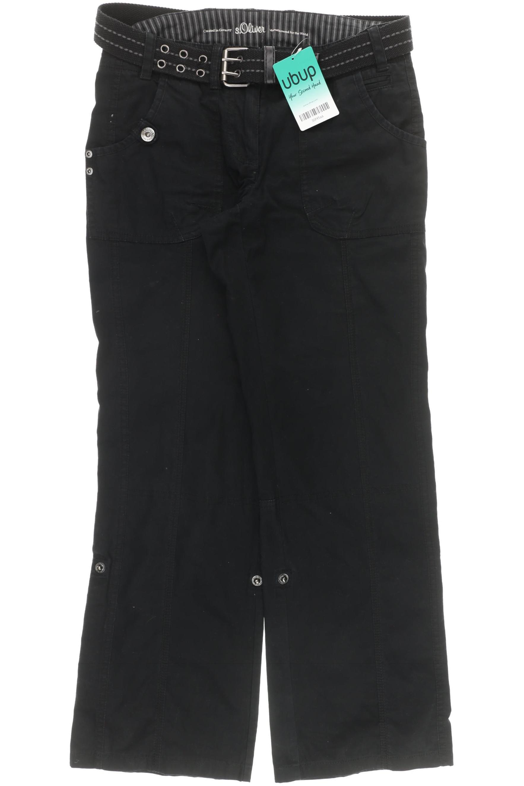 

s.Oliver Damen Stoffhose, schwarz, Gr. 34