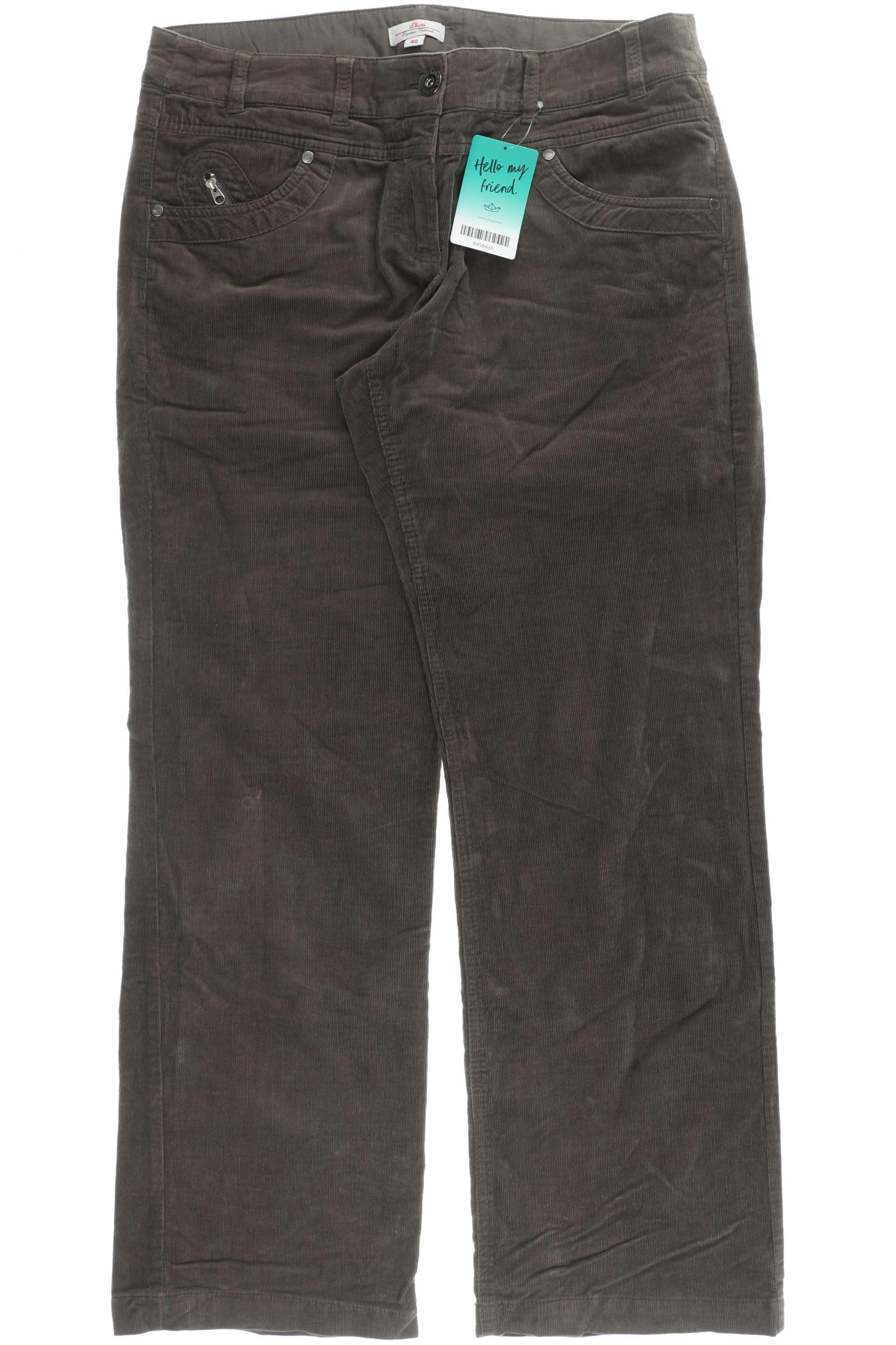 

s.Oliver Damen Stoffhose, braun, Gr. 40