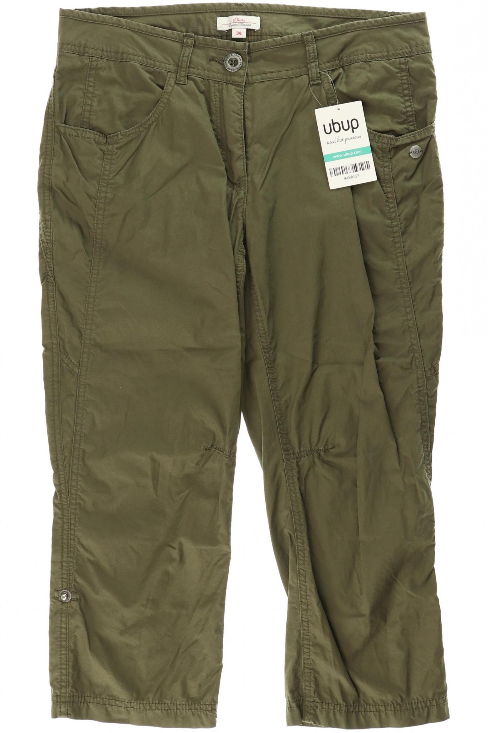 

s.Oliver Damen Stoffhose, grün, Gr. 34