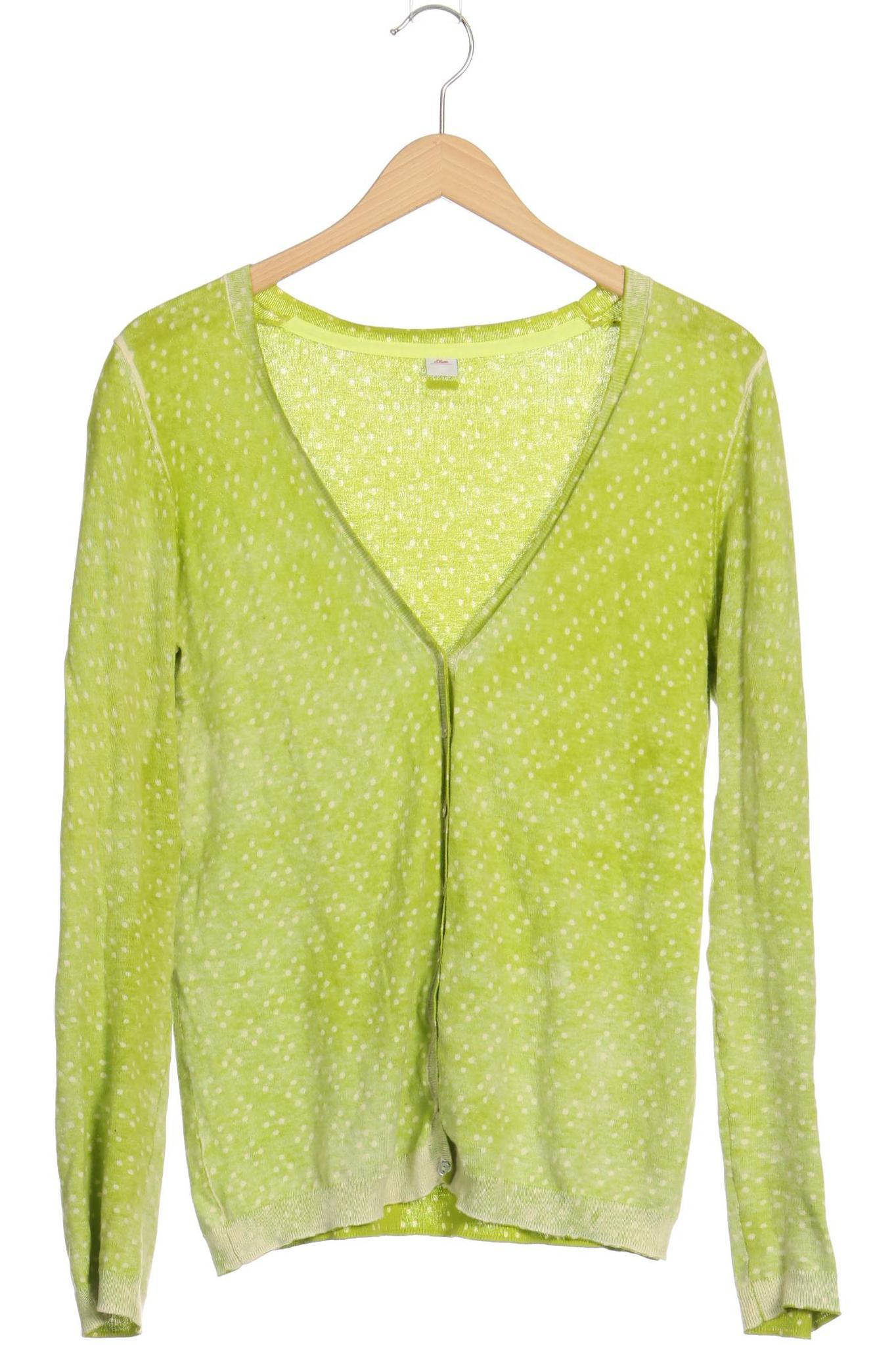 

s.Oliver Damen Strickjacke, grün, Gr. 36