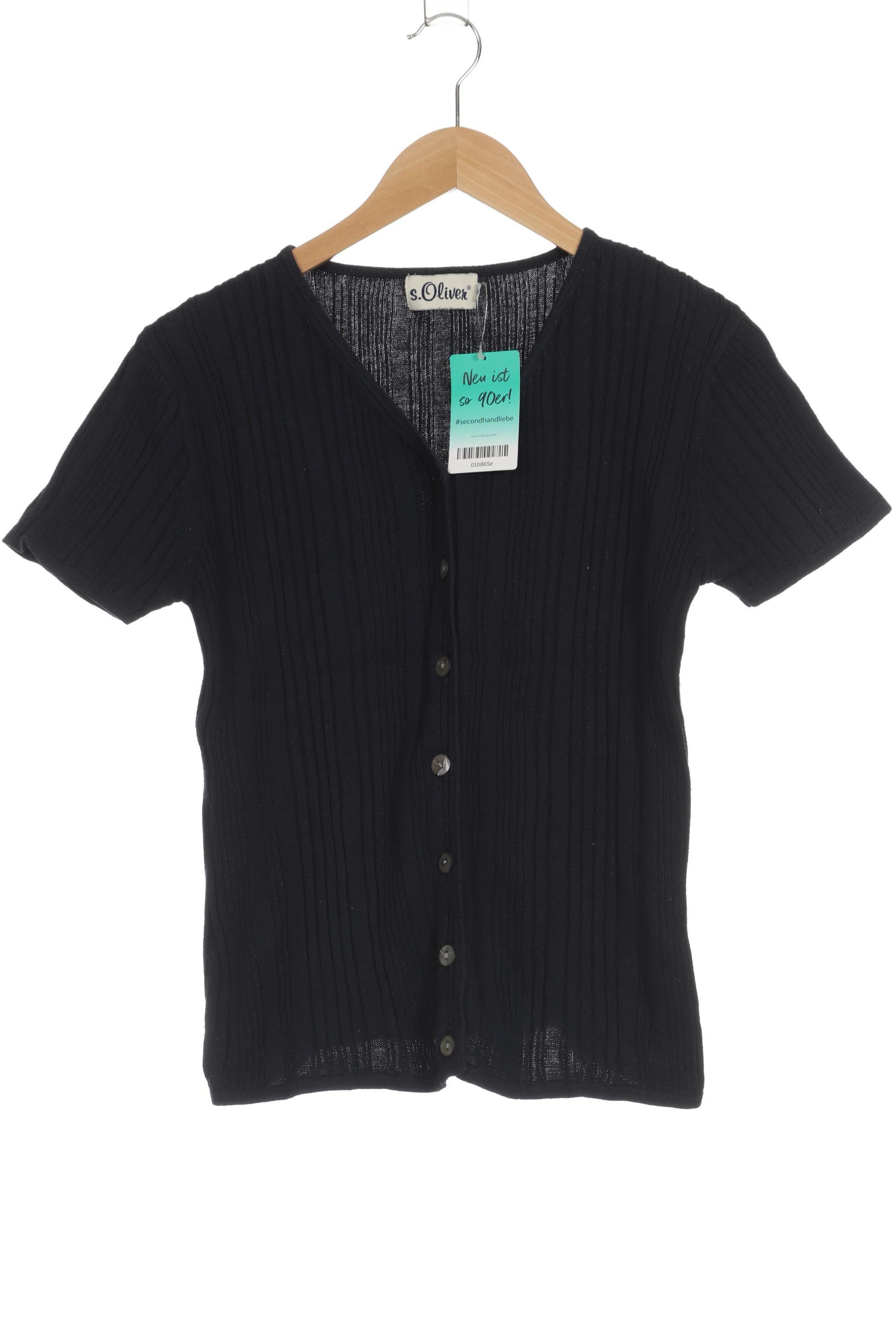 

s.Oliver Damen Strickjacke, blau, Gr. 38