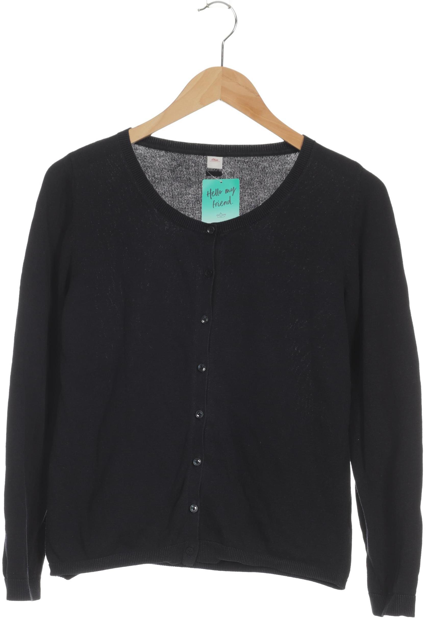 

s.Oliver Damen Strickjacke, blau, Gr. 40