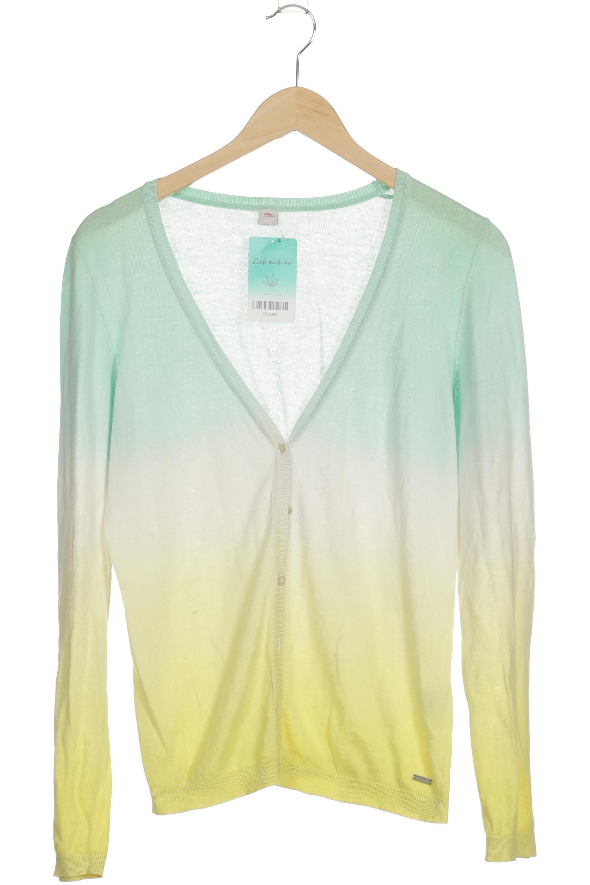 

s.Oliver Damen Strickjacke, gelb, Gr. 40