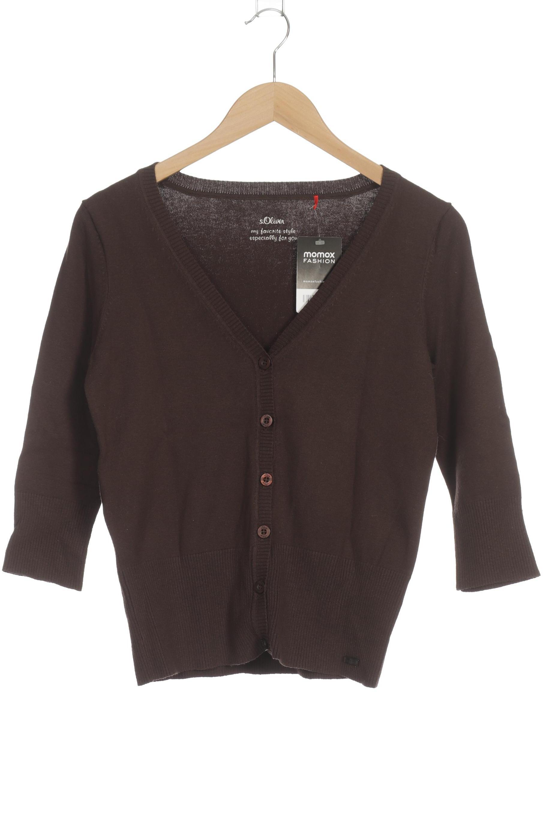 

s.Oliver Damen Strickjacke, braun, Gr. 40