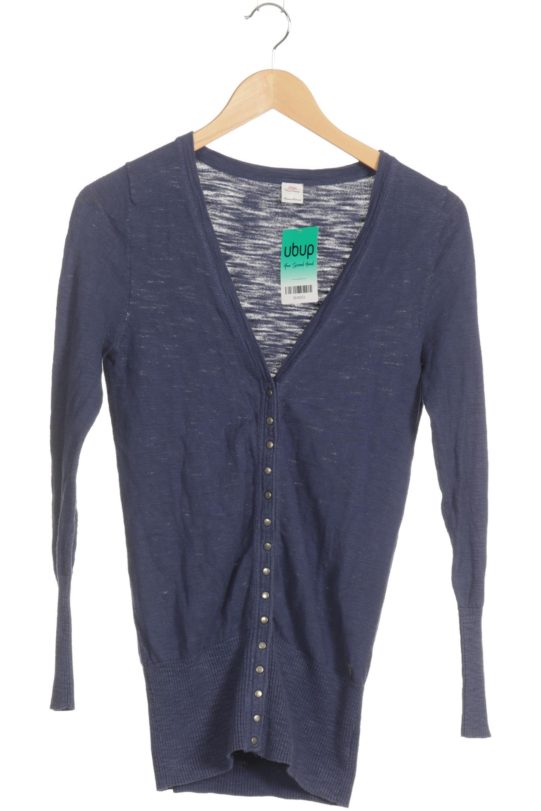 

s.Oliver Damen Strickjacke, blau, Gr.