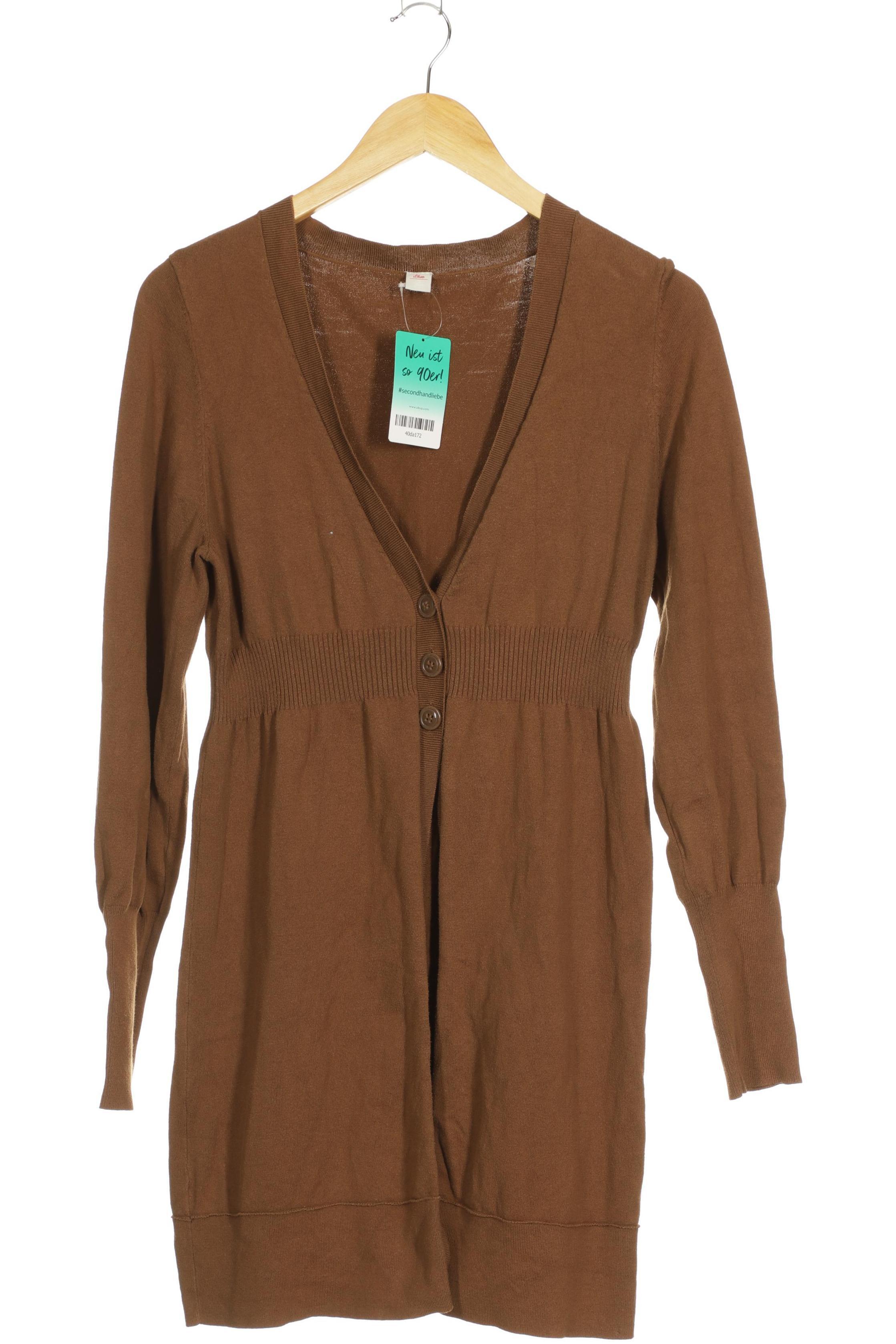 

s.Oliver Damen Strickjacke, braun, Gr. 40