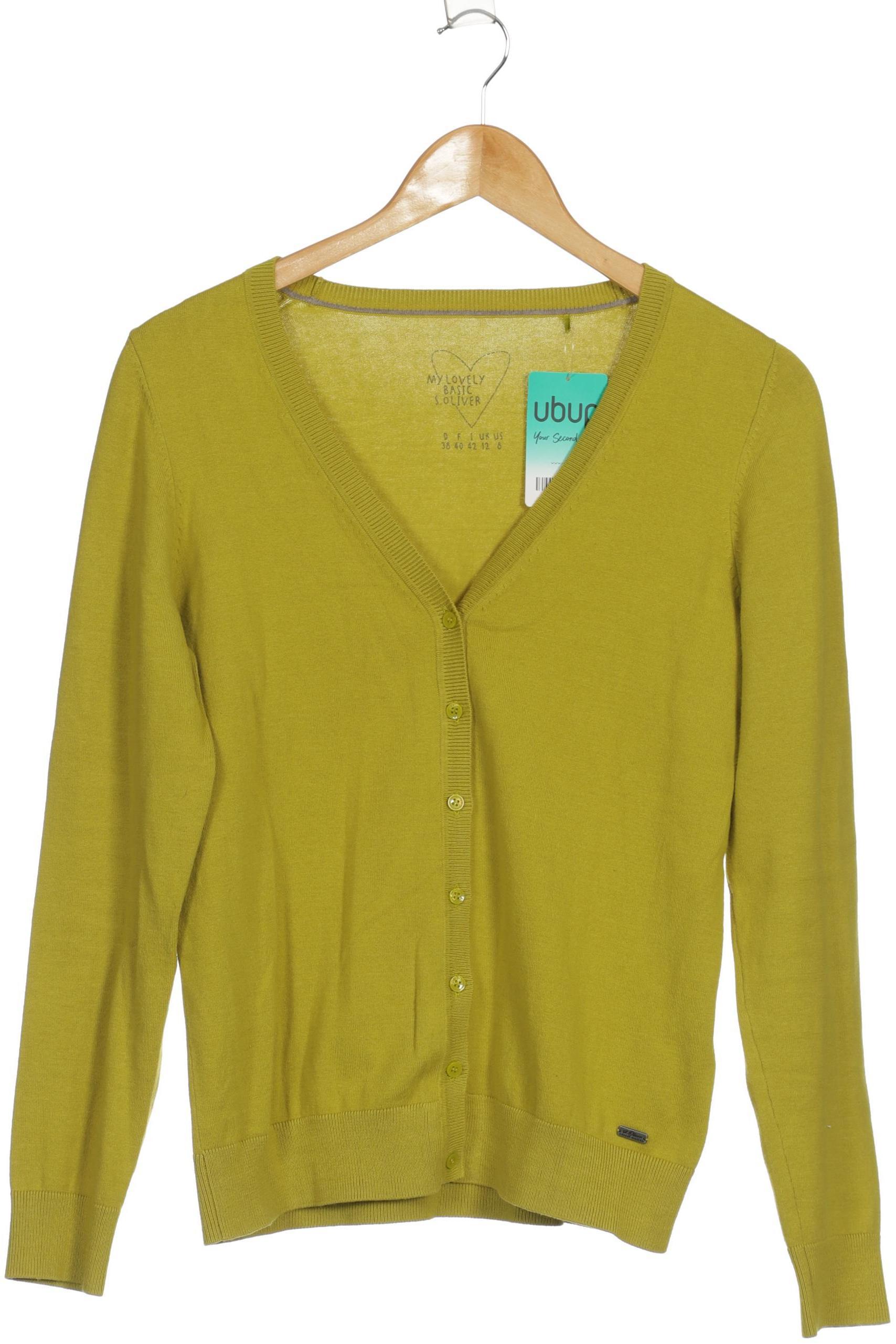 

s.Oliver Damen Strickjacke, grün, Gr. 38