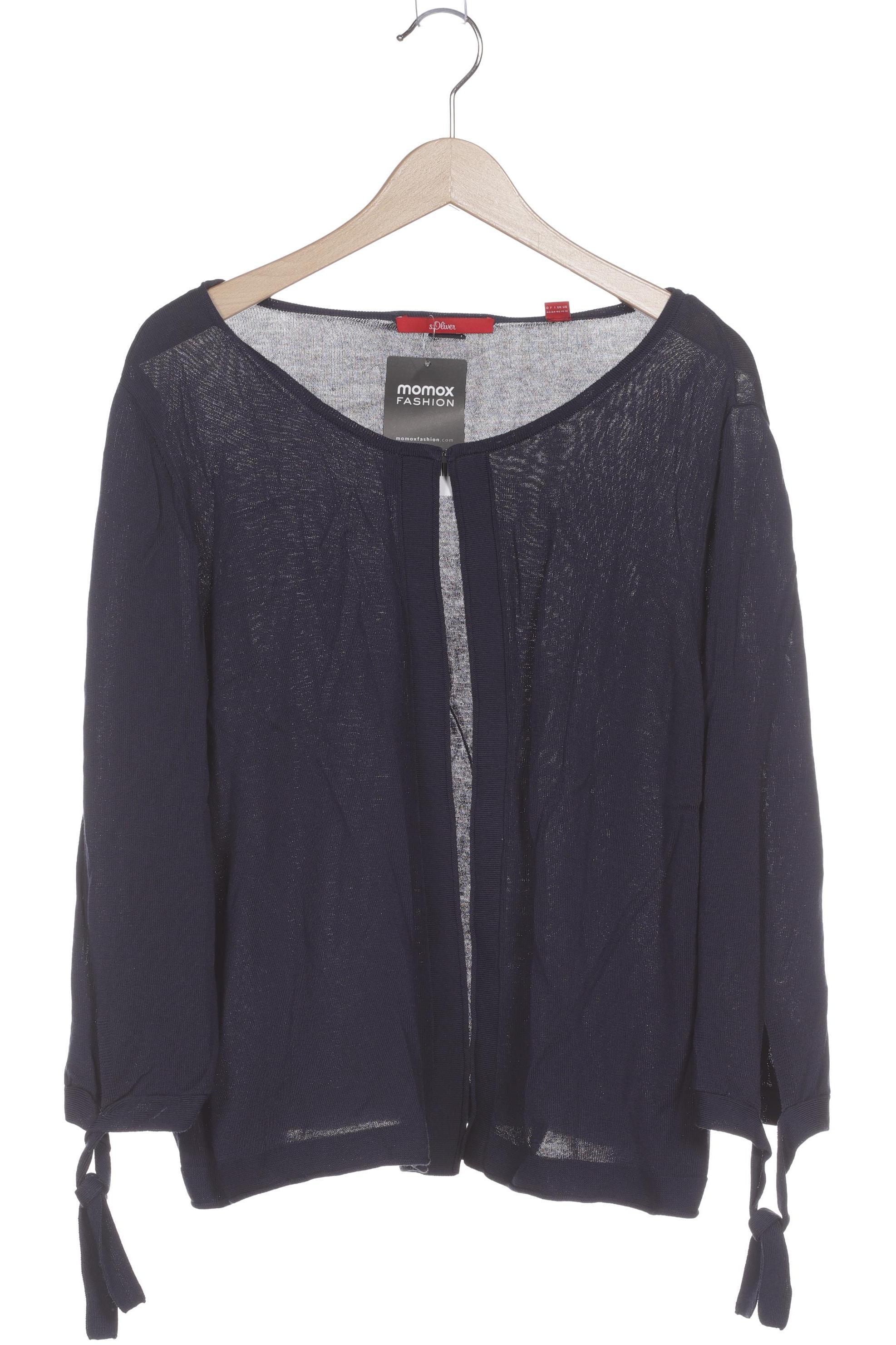 

s.Oliver Damen Strickjacke, blau, Gr. 42