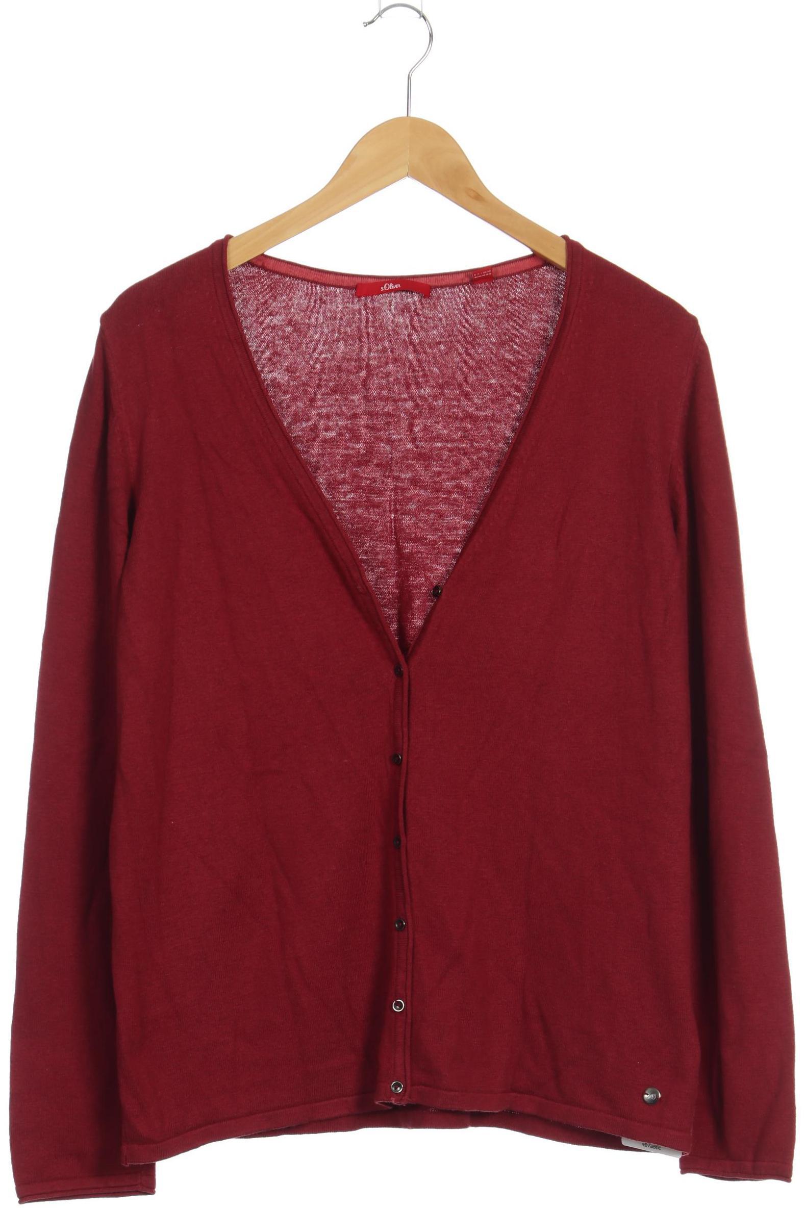 

s.Oliver Damen Strickjacke, rot, Gr. 42