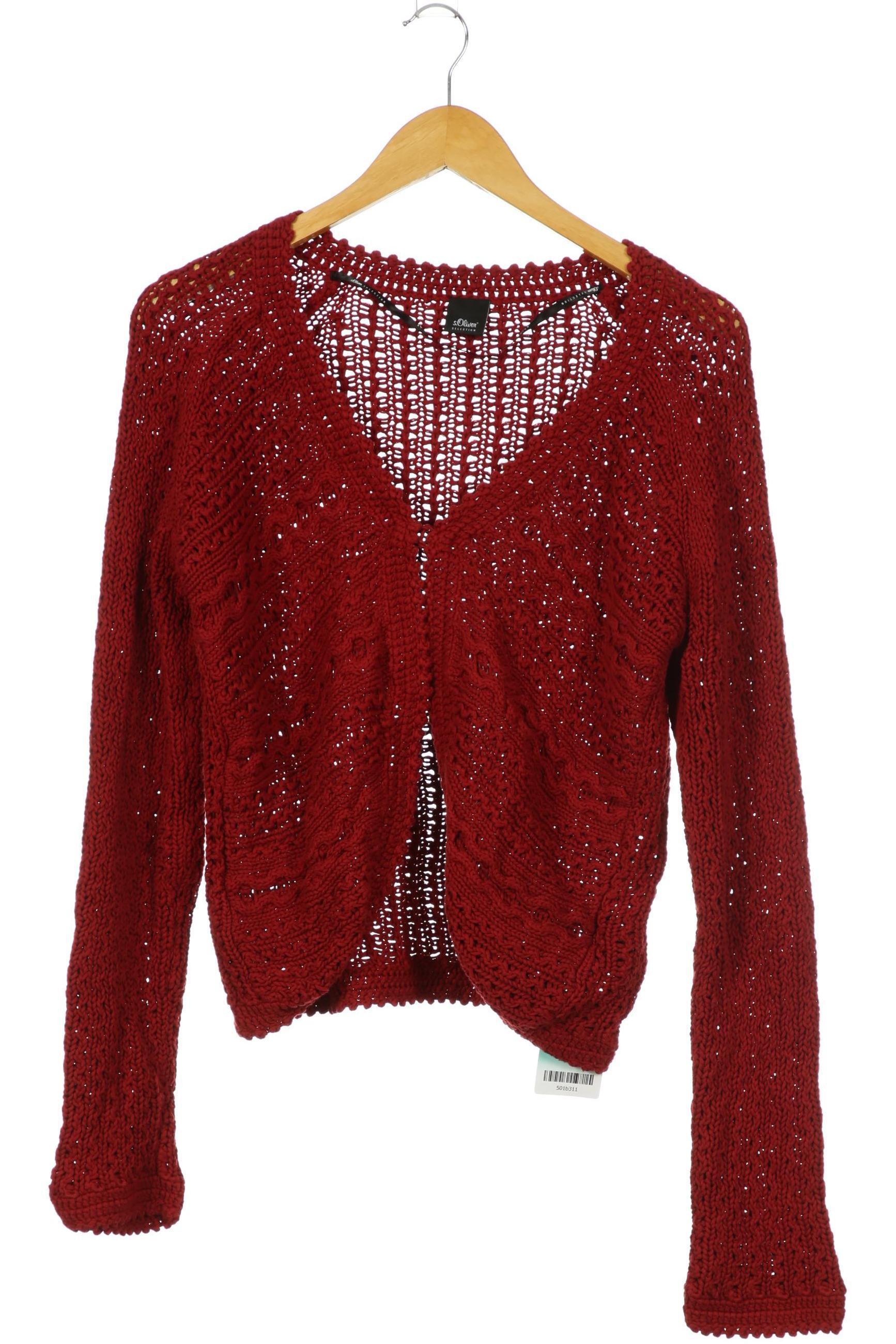 

s.Oliver Damen Strickjacke, rot, Gr. 44