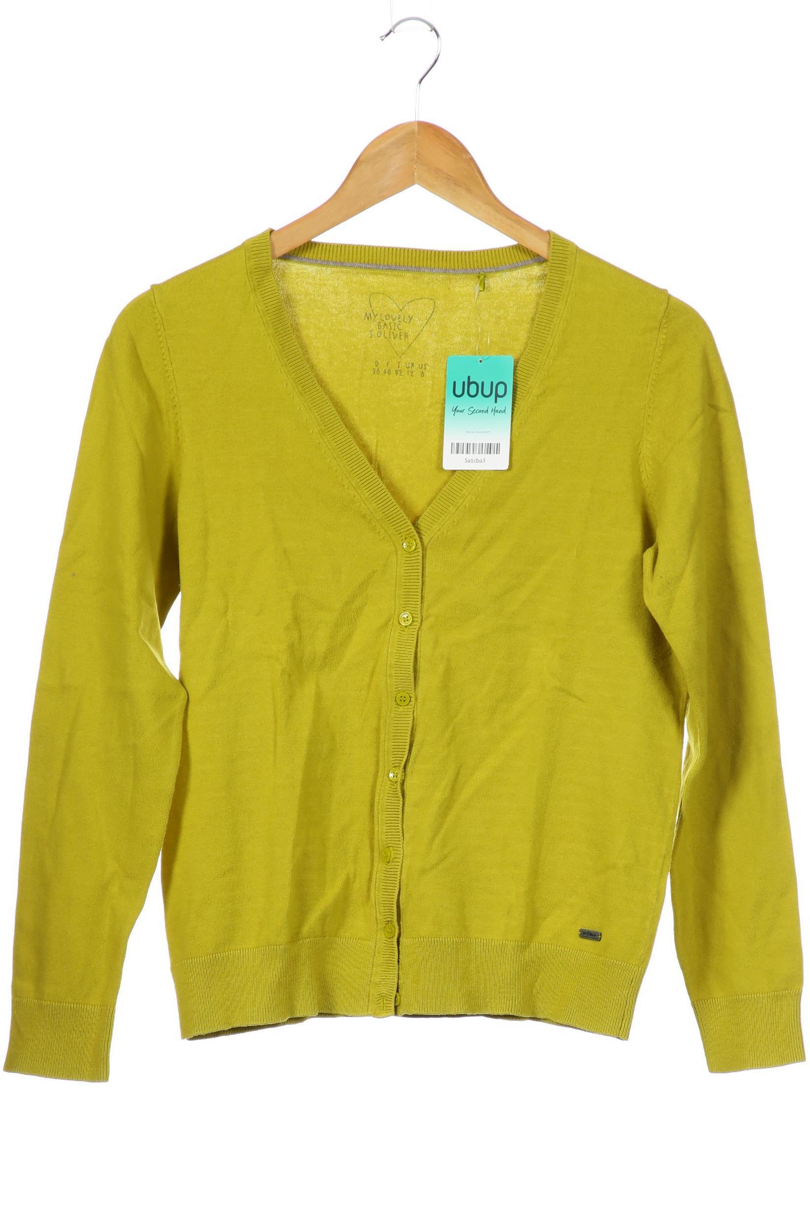 

s.Oliver Damen Strickjacke, grün, Gr. 38