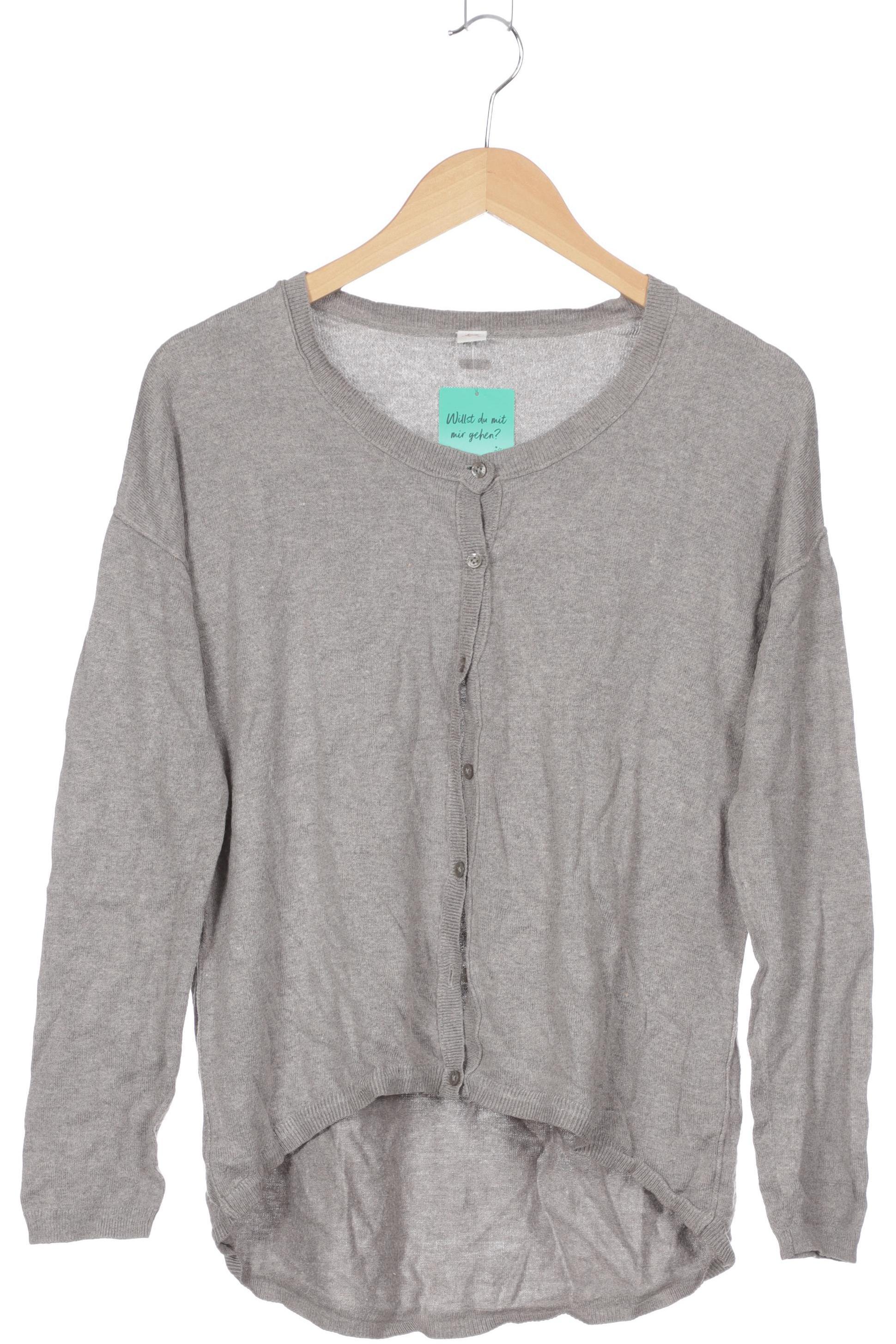 

s.Oliver Damen Strickjacke, grau, Gr. 38