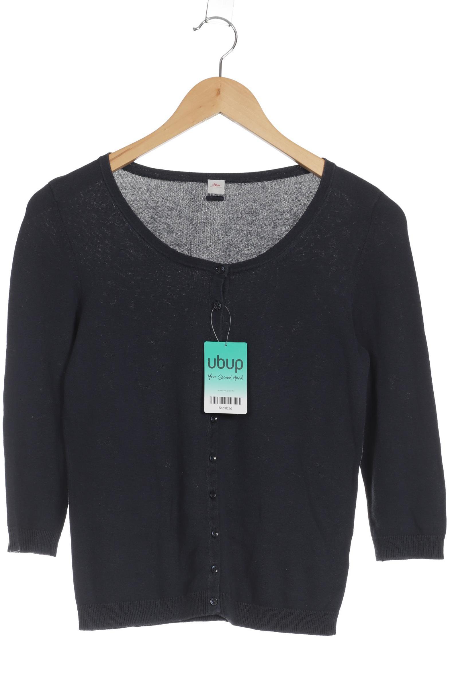 

s.Oliver Damen Strickjacke, blau, Gr. 36