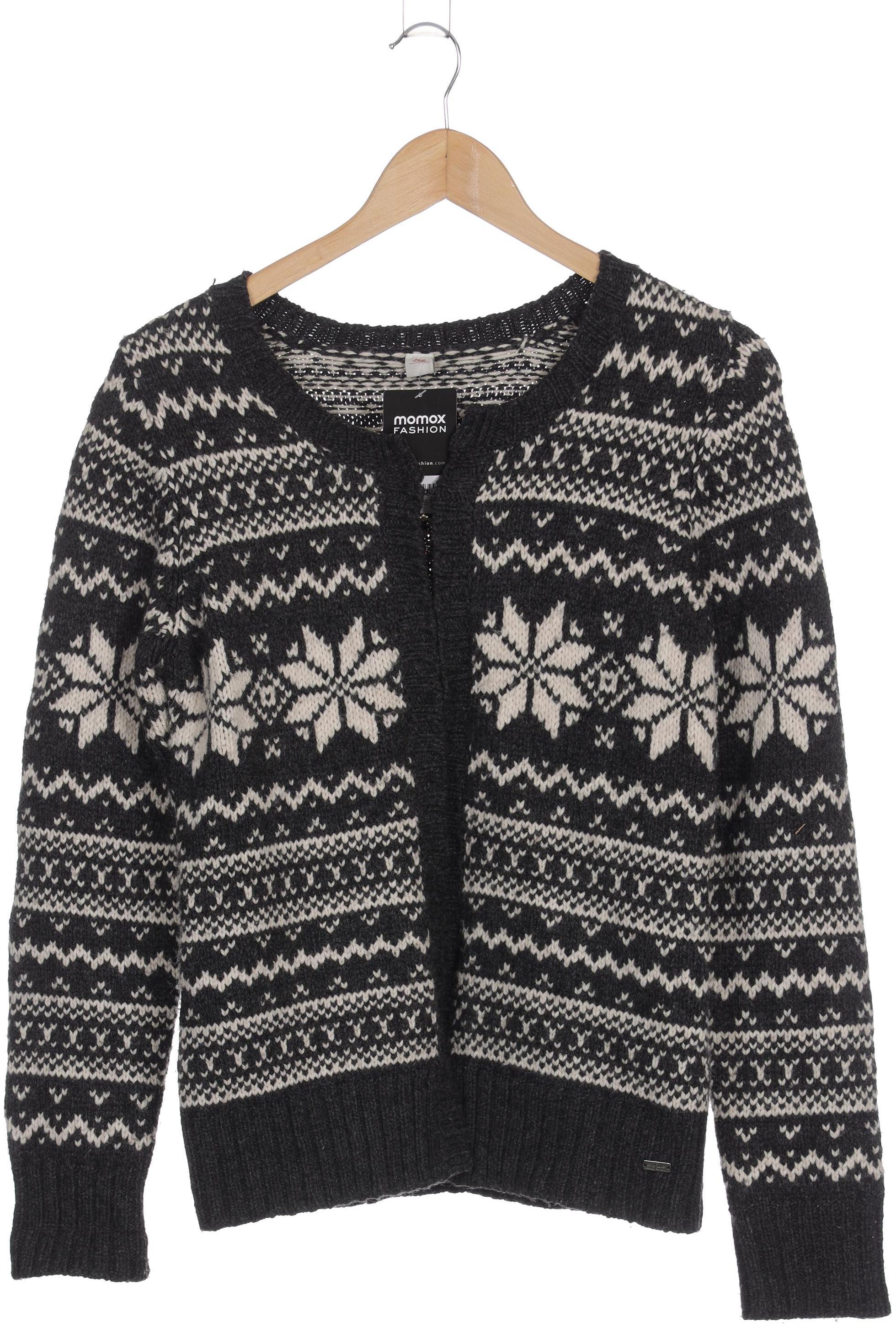 

s.Oliver Damen Strickjacke, grau, Gr. 40