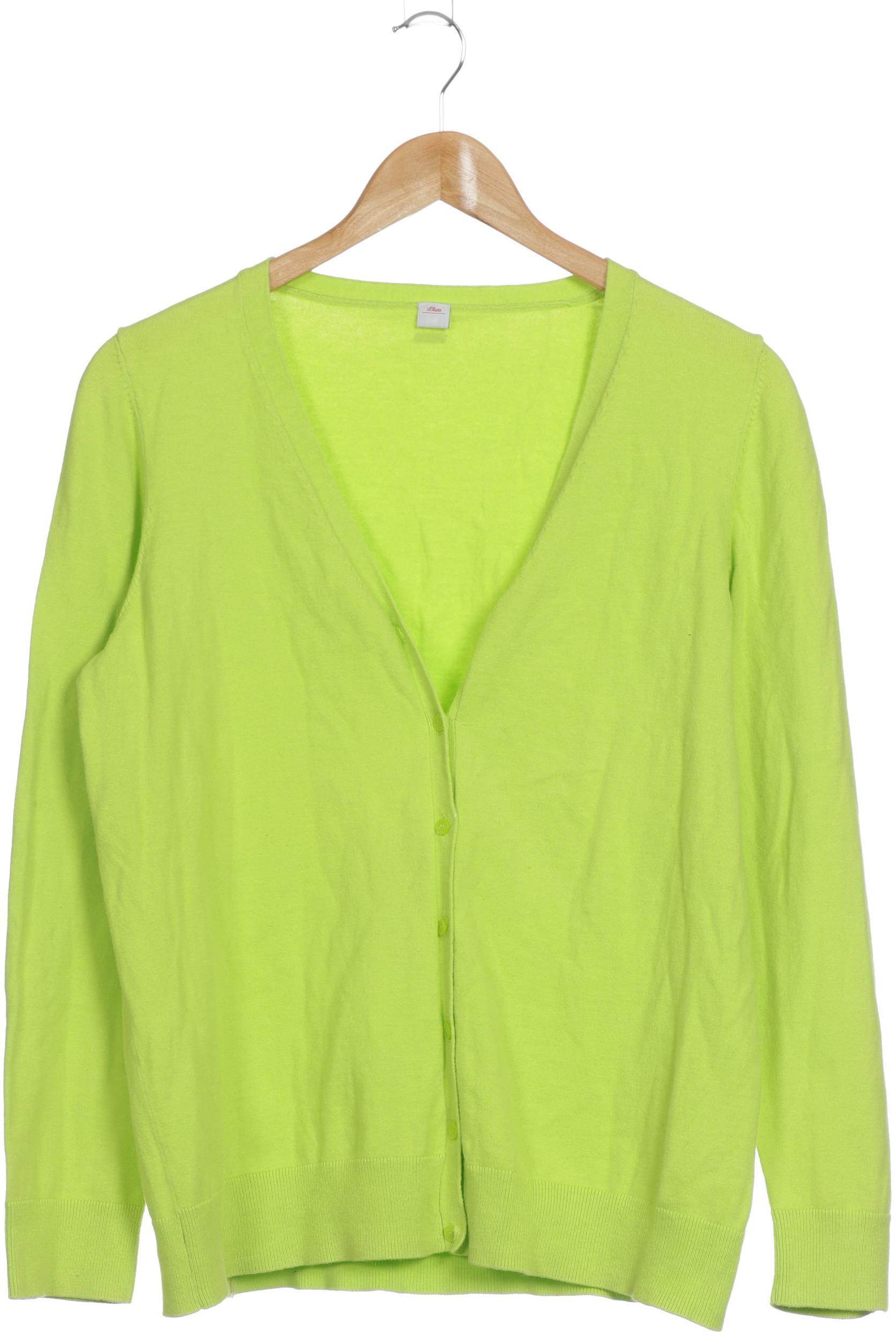

s.Oliver Damen Strickjacke, grün, Gr. 44