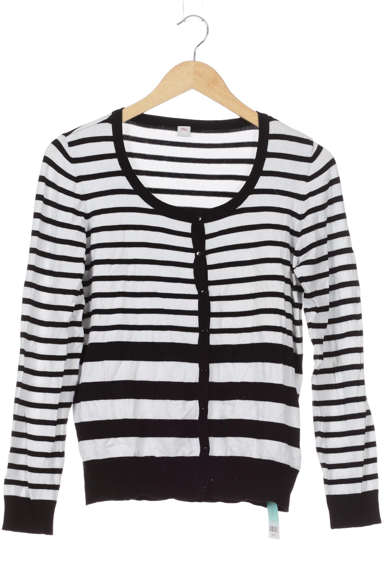 

s.Oliver Damen Strickjacke, schwarz, Gr. 40