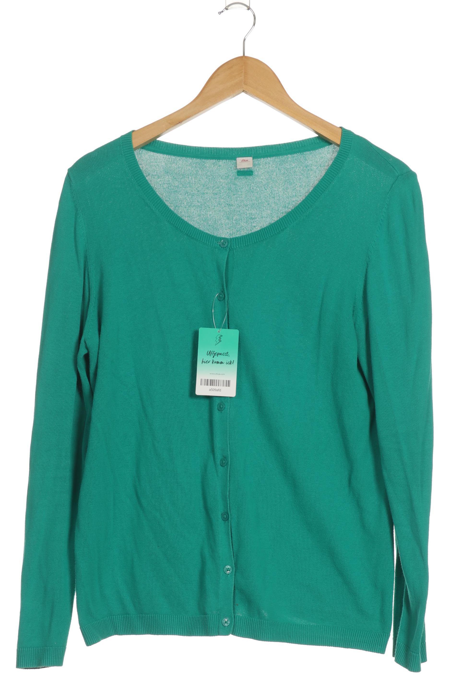 

s.Oliver Damen Strickjacke, türkis, Gr. 42