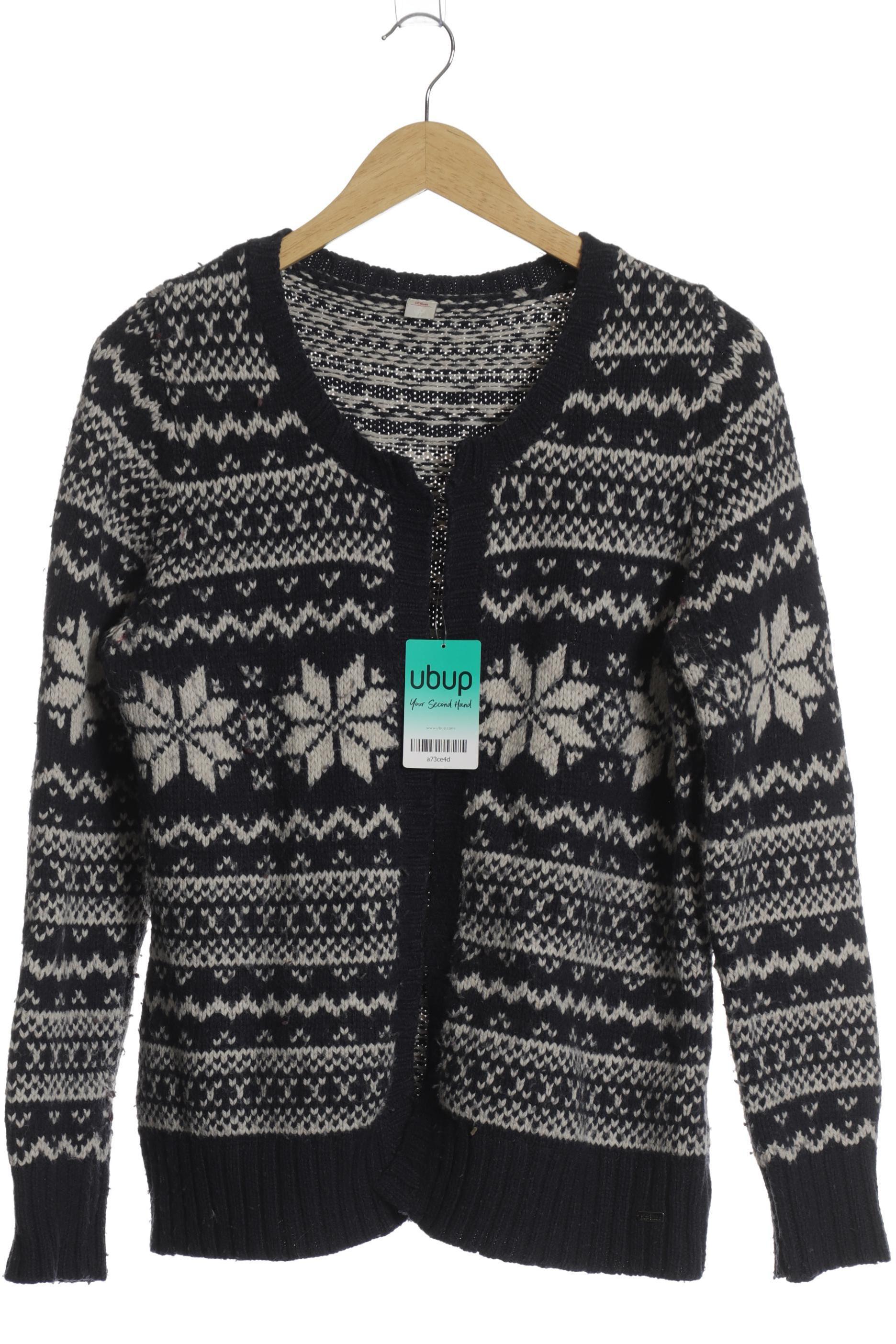 

s.Oliver Damen Strickjacke, blau, Gr. 44