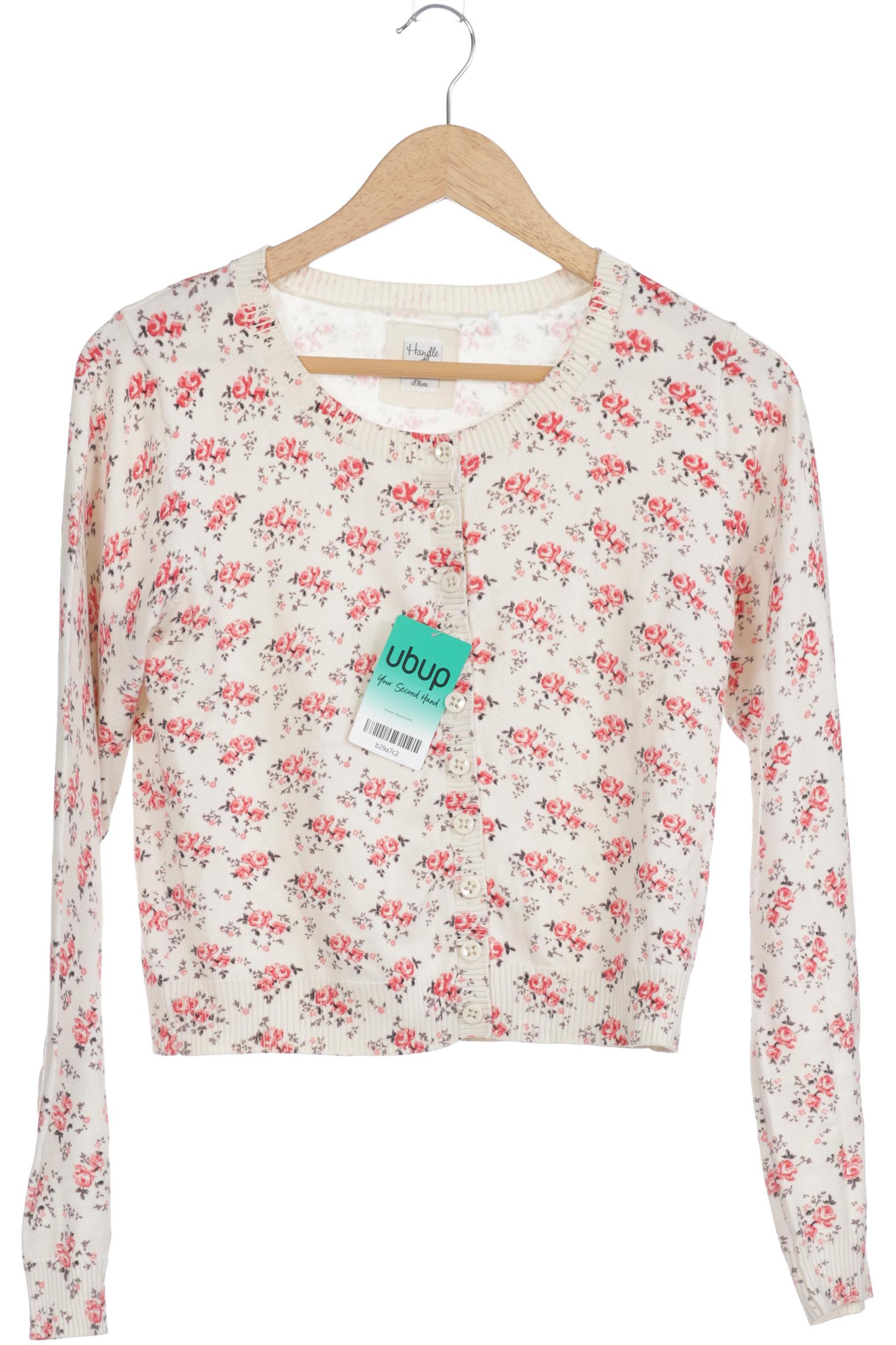 

s.Oliver Damen Strickjacke, weiß, Gr.