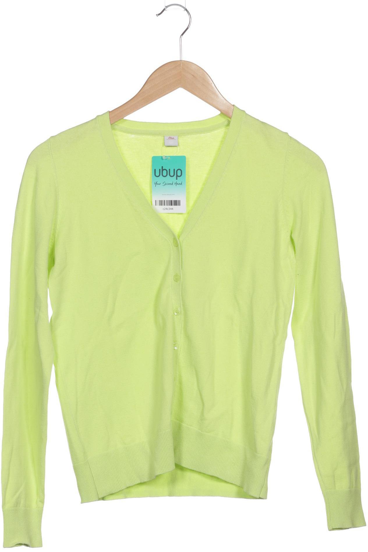 

s.Oliver Damen Strickjacke, grün, Gr. 36