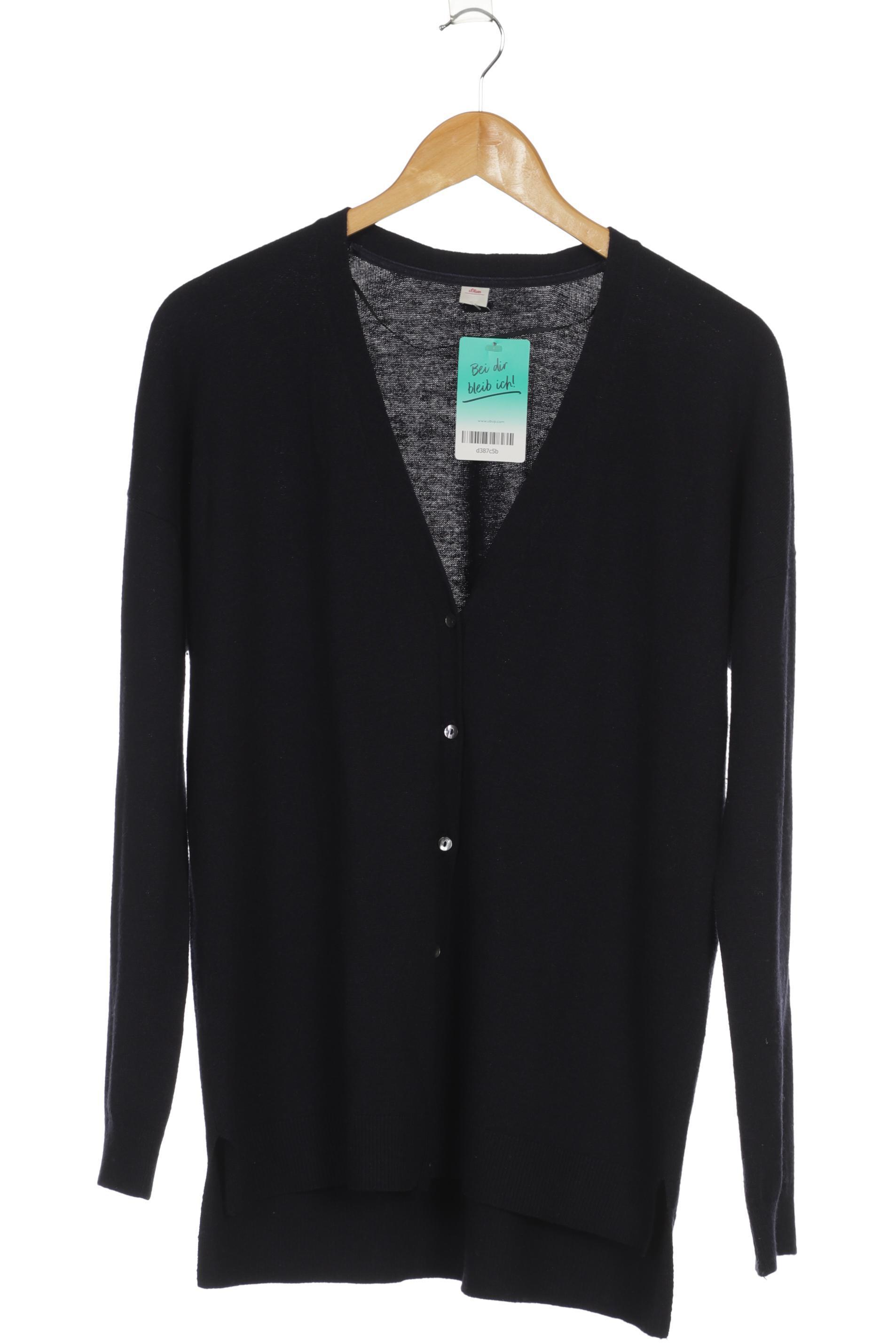 

s.Oliver Damen Strickjacke, blau, Gr. 42