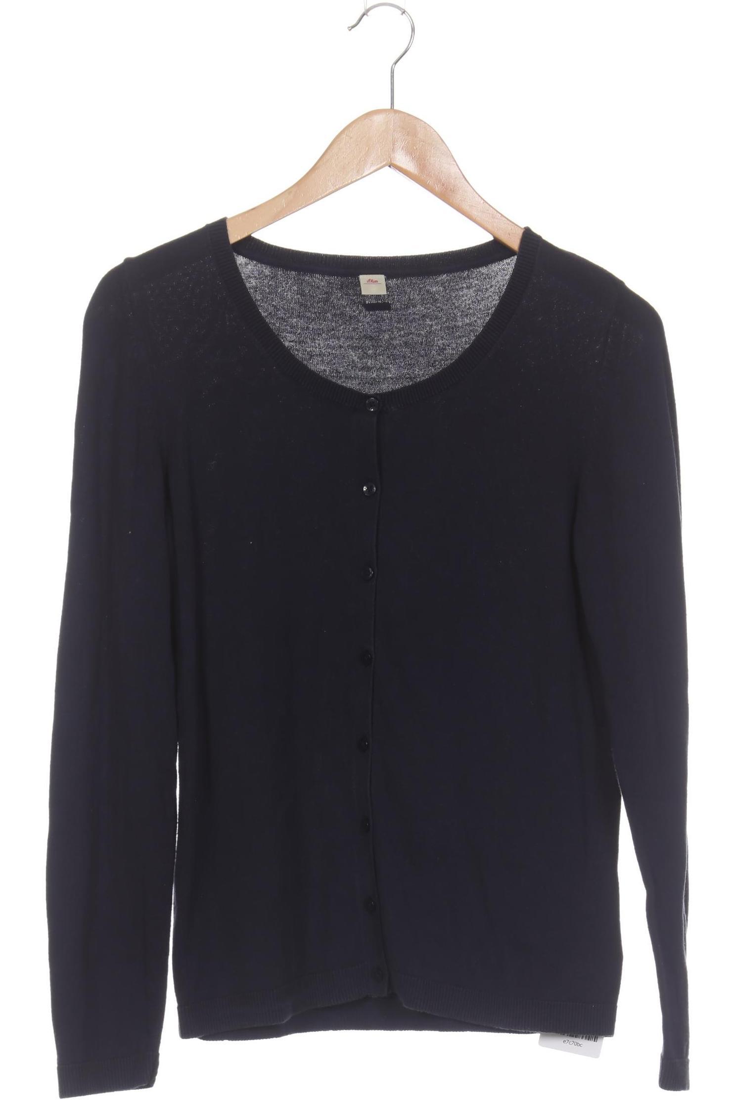 

s.Oliver Damen Strickjacke, blau, Gr. 40