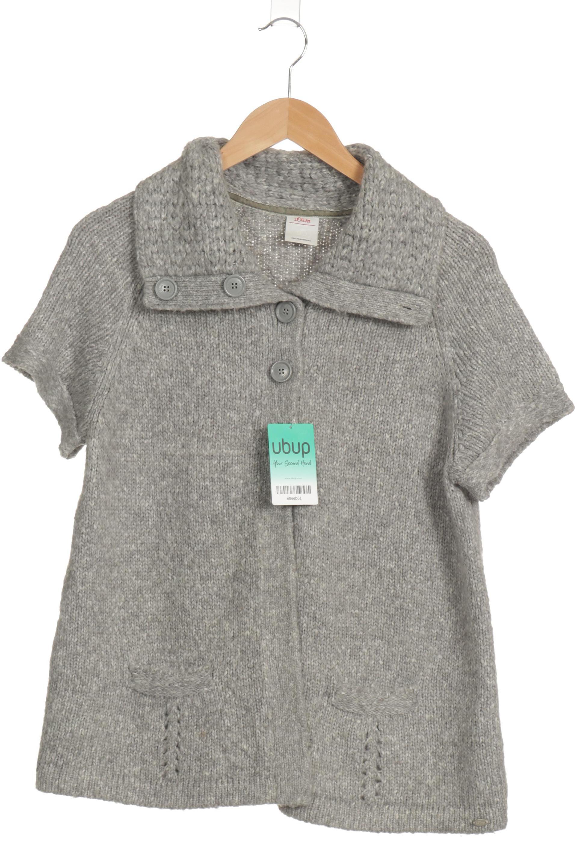 

s.Oliver Damen Strickjacke, grau, Gr. 42