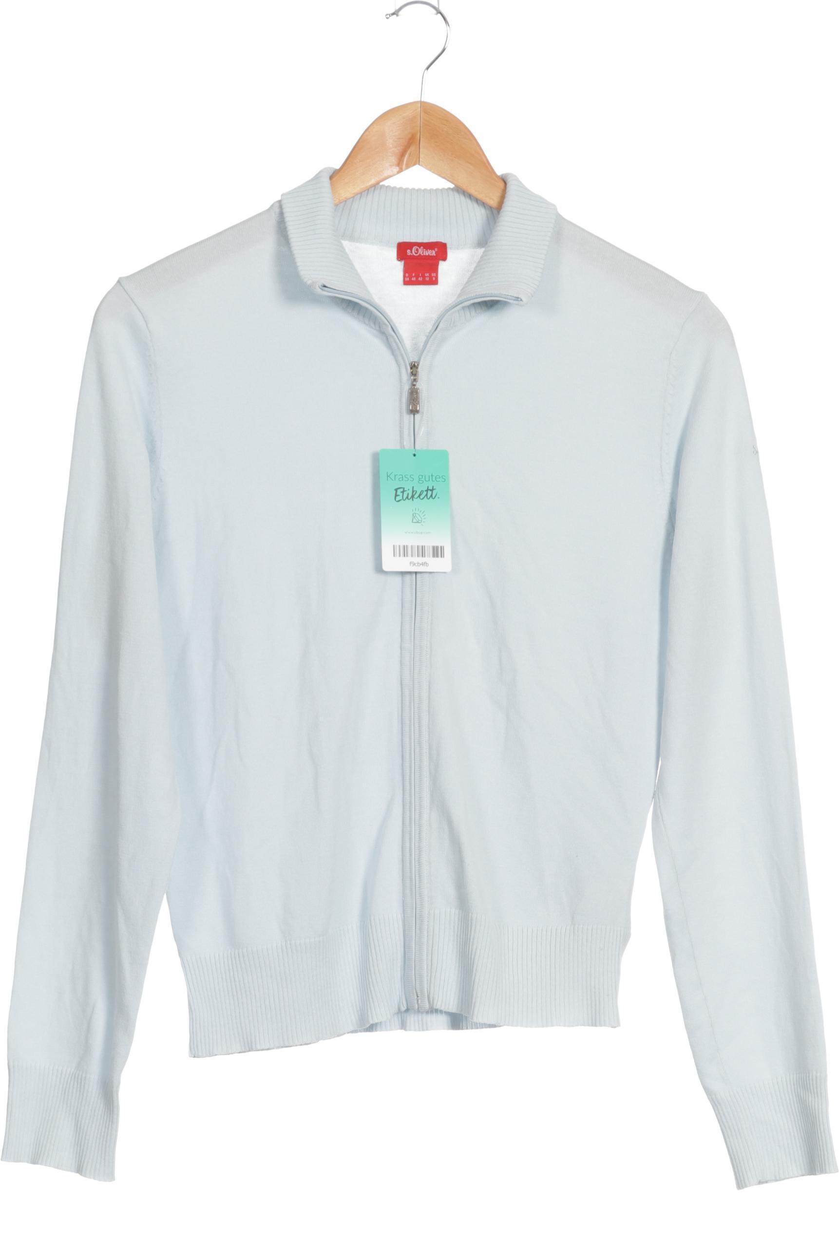 

s.Oliver Damen Strickjacke, blau, Gr. 38