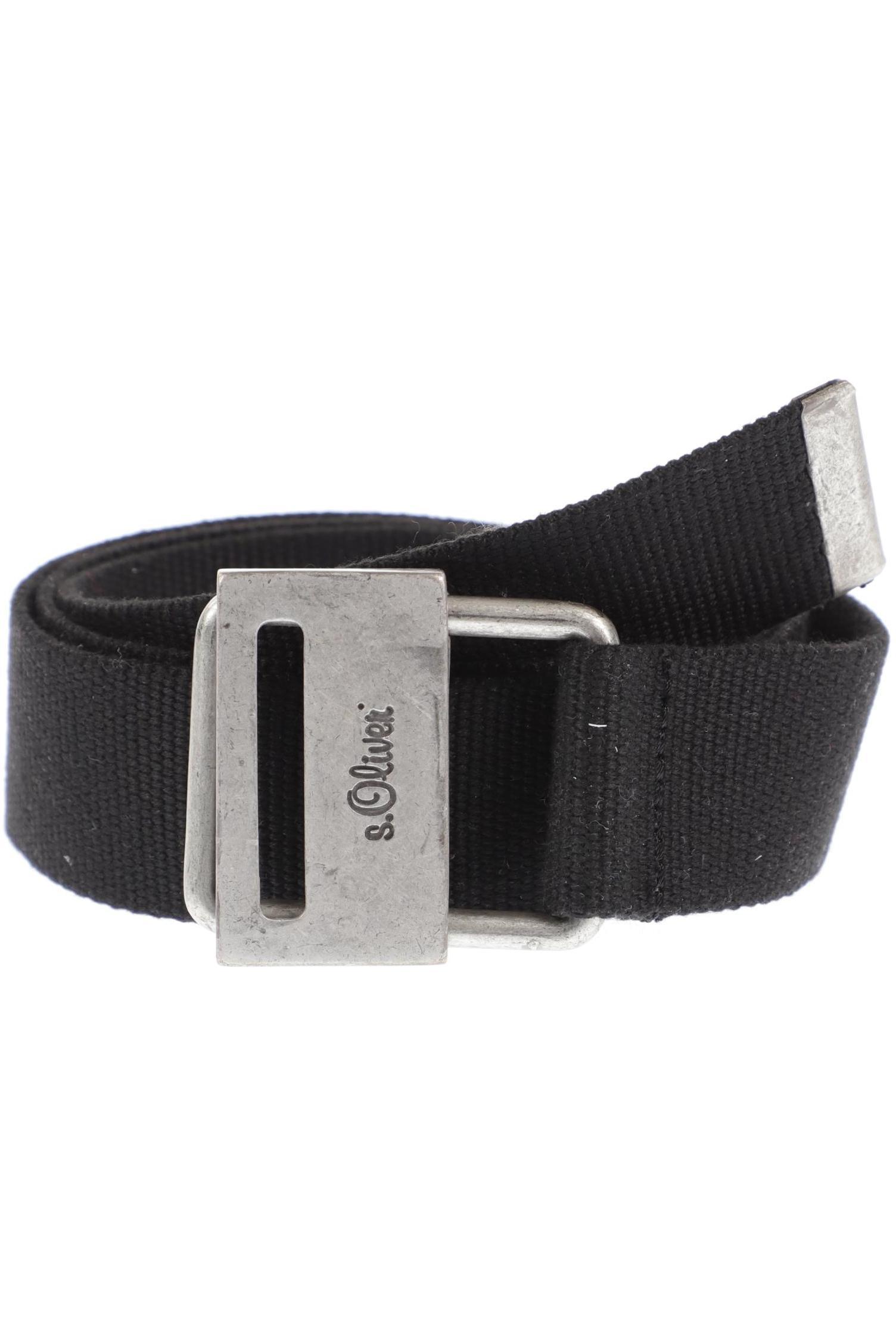 

s.Oliver Herren Gürtel, schwarz, Gr.